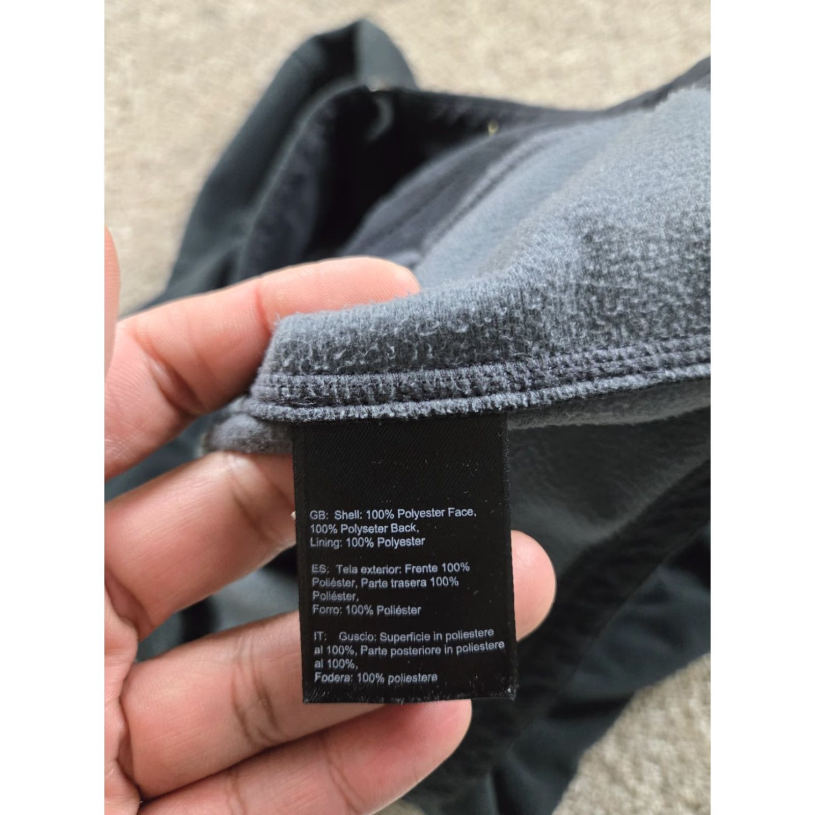 Black Diamond Black Diamond Windstopper Jacket Womens Medium Black Fleece Full Zip Hooded Size M / US 6-8 / IT 42-44 - 6 Thumbnail