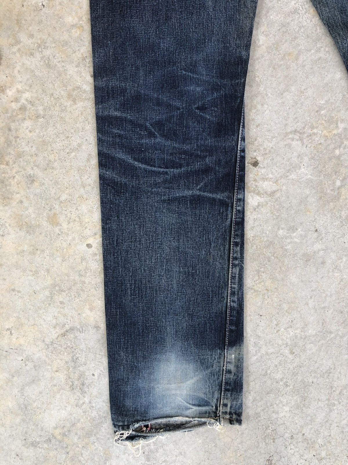 Momotaro Jeans Momotaro 0905SP Selvedge Denim Distressed Jeans Size US 31 - 12 Thumbnail