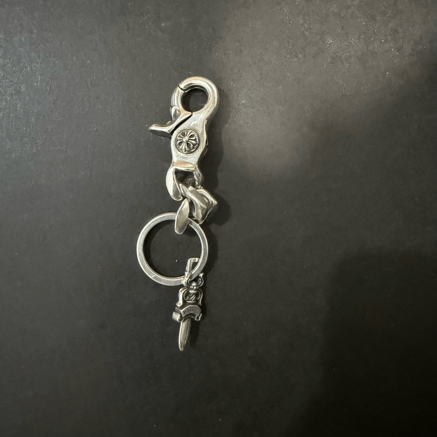 Chrome Hearts Chrome Hearts Lobster Clasp Twisted Chain Sword Keychain Size ONE SIZE - 1 Thumbnail