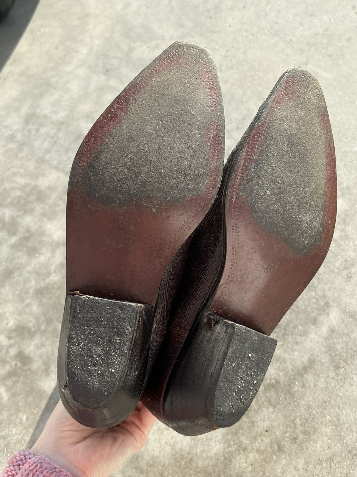 Cowboy Equipment × Japanese Brand × Vintage Vintage cowboy boots metallic Size US 8.5 / IT 38.5 - 4 Thumbnail