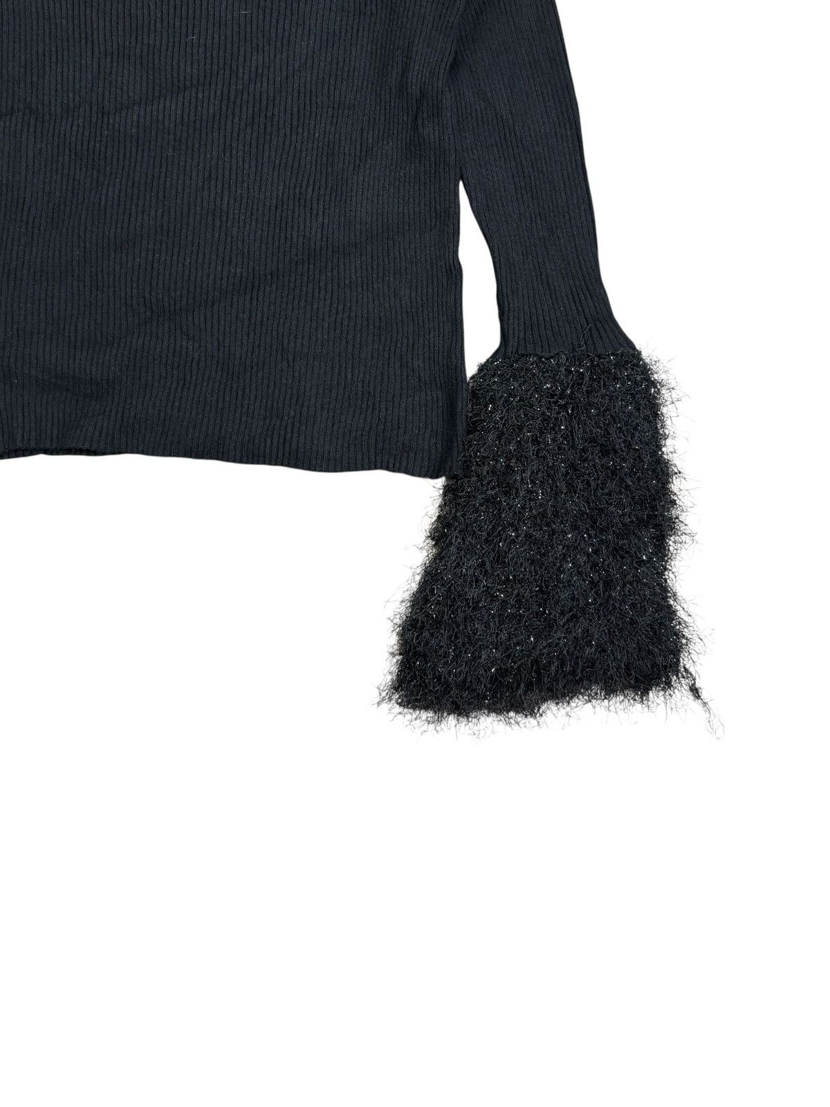 KMRii 2000s TI - VKei Gothic Style Fur Hand Knitted Top Size US M / EU 48-50 / 2 - 4 Thumbnail