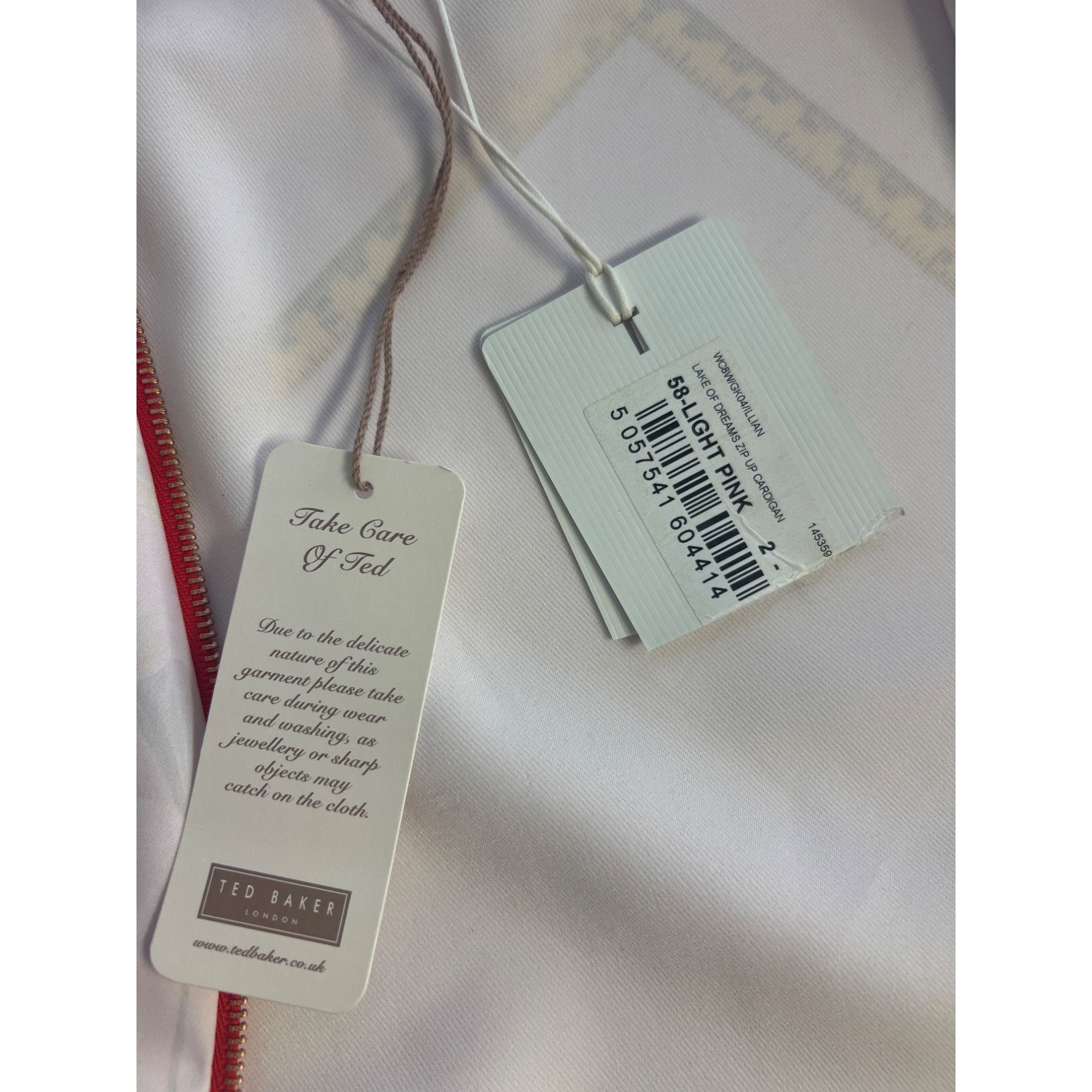 Ted Baker Ted Baker Womens Satin Zip Jacket Size 2 Lotus Bloom Print L Size XS / US 0-2 / IT 36-38 - 3 Thumbnail