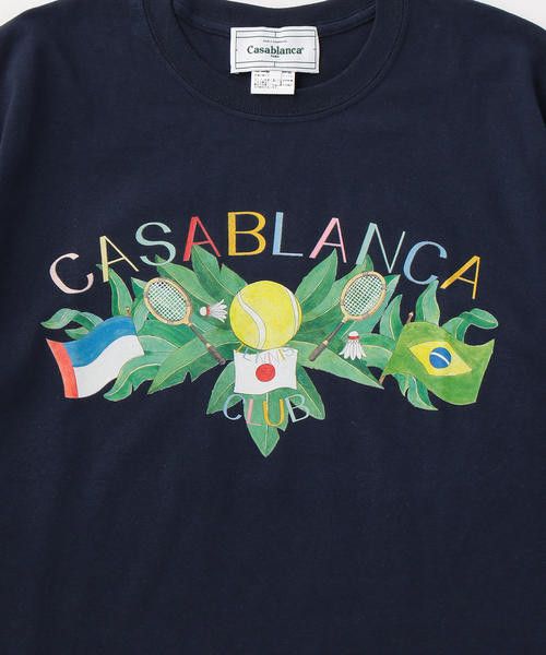 Casablanca 1st Collection (2018 Archive) Tennis Club Tee Size US M / EU 48-50 / 2 - 6 Thumbnail