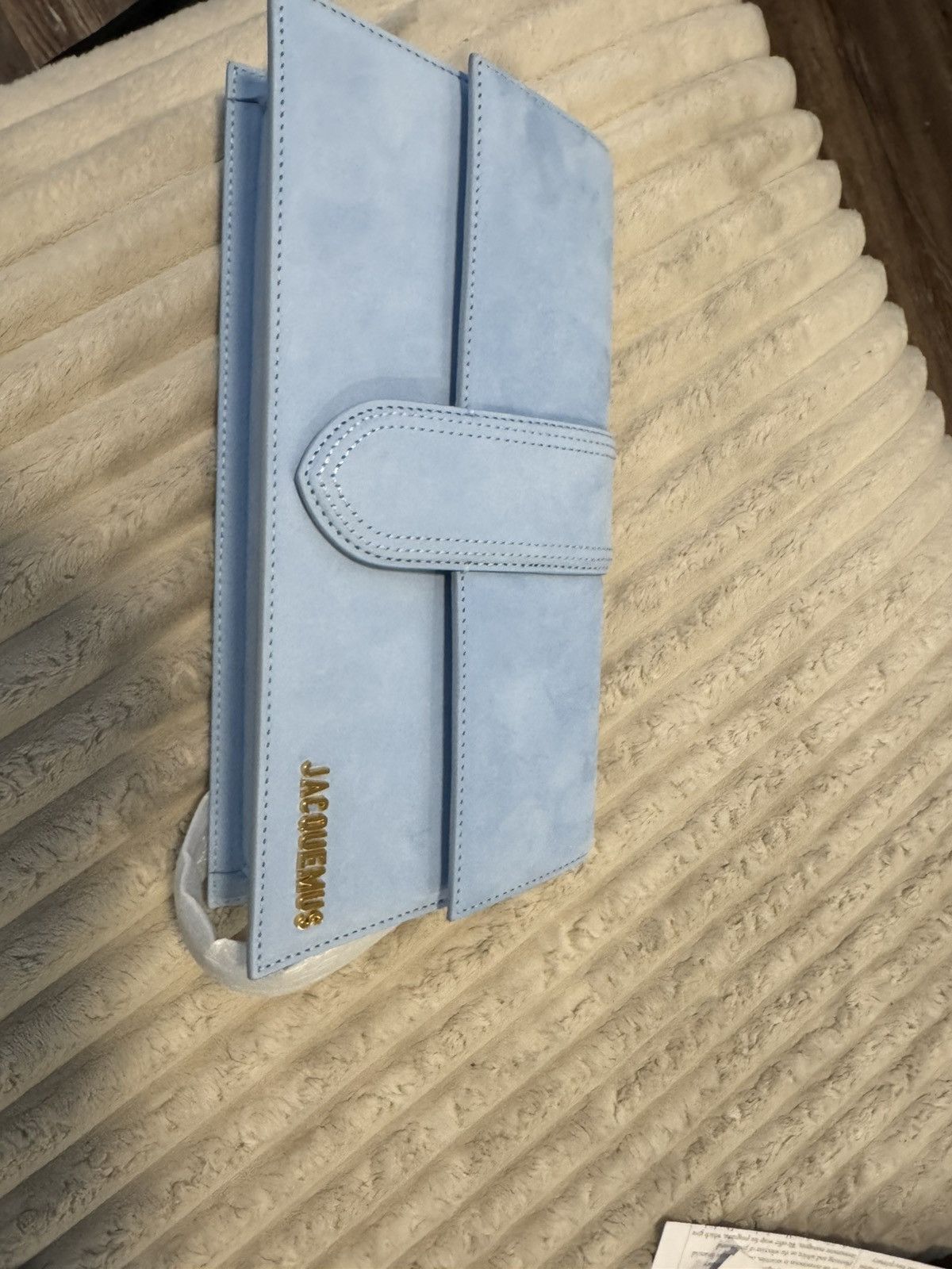 Jacquemus Le Bambino Flap Shoulder Bag Suede Long Size ONE SIZE - 5 Thumbnail