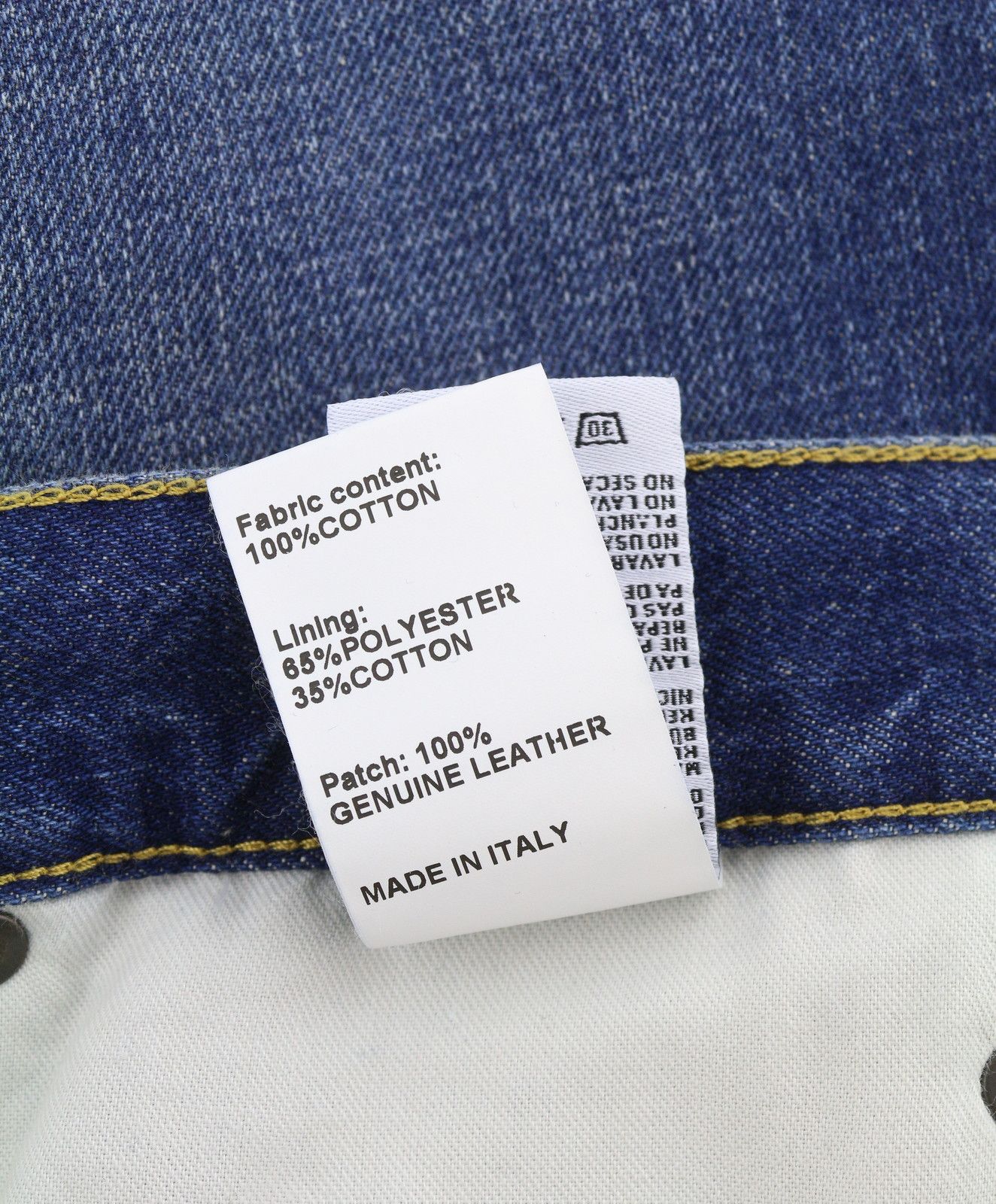 R13 CROSS OVER 24 Oasis Blue Distress 88195 Size 24" / US 00 / IT 34 - 12 Thumbnail