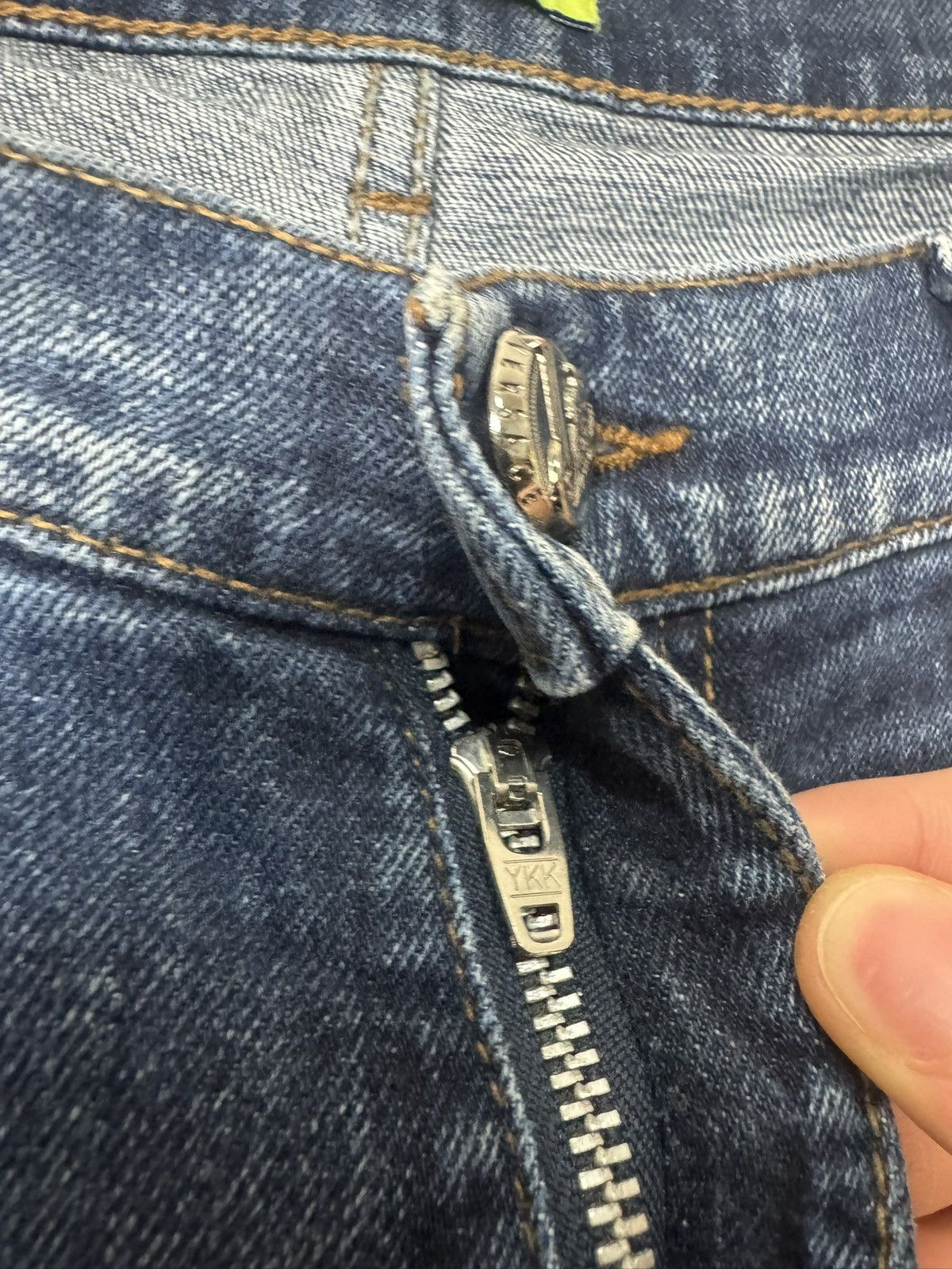 Versace Versace Jeans Metal Logo Denim Luxury Designer Y2K style Size US 31 - 8 Thumbnail