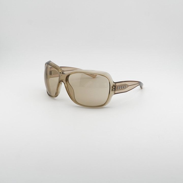 Gucci Gucci GG2176S 006 Sunglasses Shiny Transparent Beige Size ONE SIZE - 1 Thumbnail