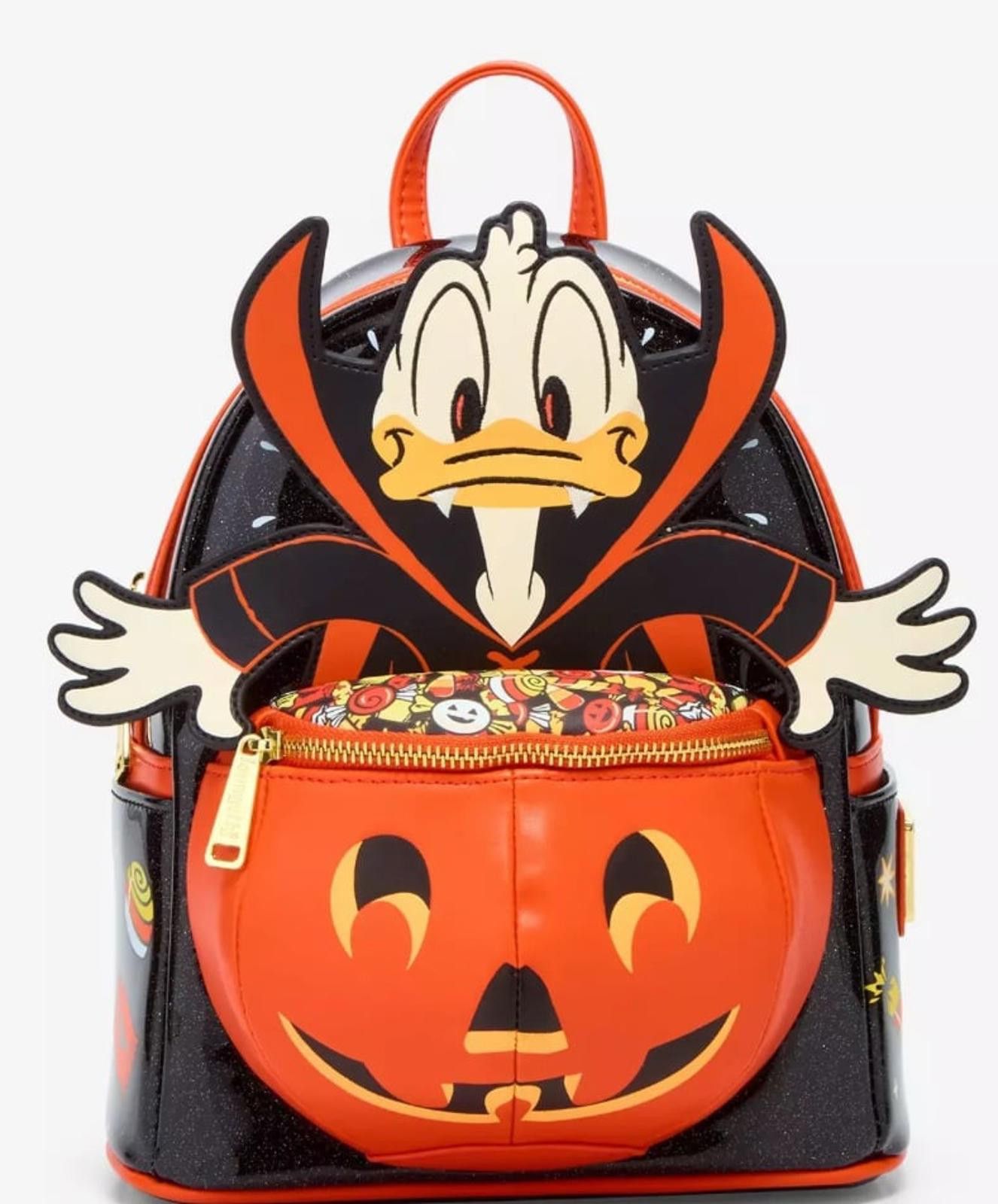 Loungefly Mini Backpack Disney Red Donald Duck Disney Parks Loungefly Donald Duck Vampire | Mercari main image 4
