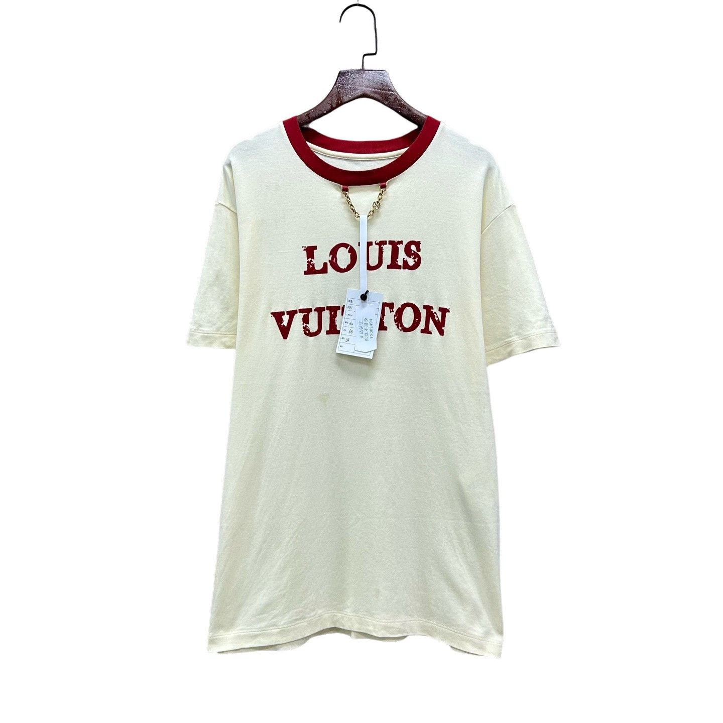 Louis Vuitton Louis Vuitton Flocked Logo Chain T-Shirt Size S Size US S / EU 44-46 / 1 - 1 Thumbnail