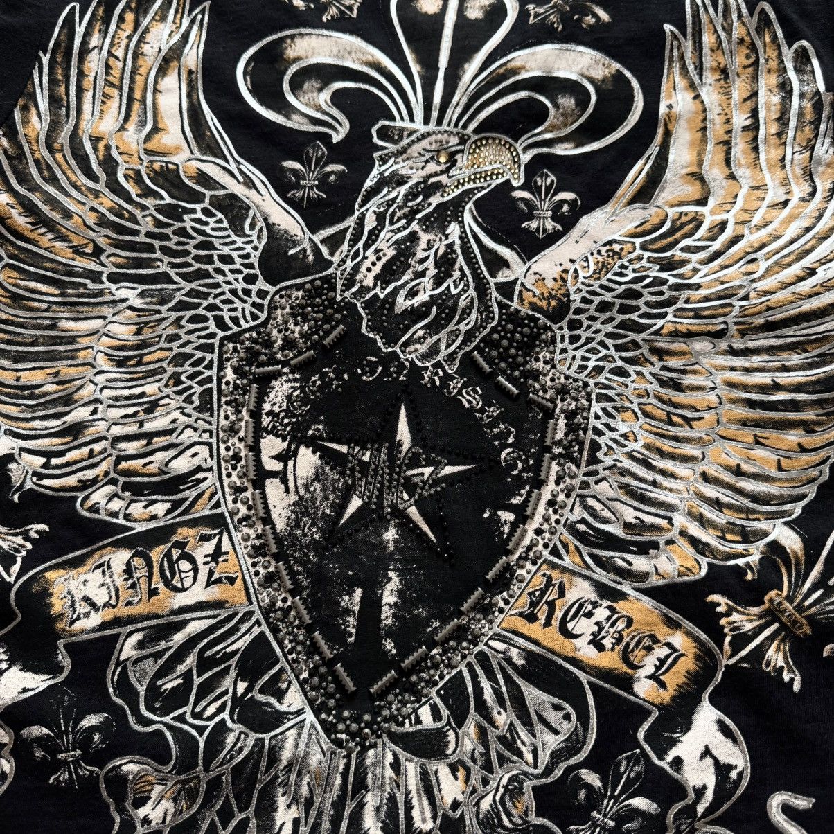 Hysteric Glamour Y2K King Rebel Hysteric Glamour Style T Shirt Ed Hardy Vibe Size US L / EU 52-54 / 3 - 3 Thumbnail