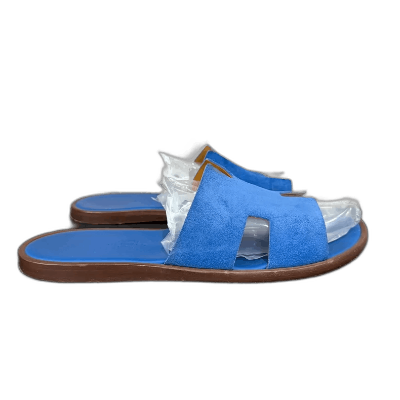 Hermes Hermes Blue Slip-On Sandals Size 41.5 Size US 9.5 / EU 42-43 - 1 Thumbnail
