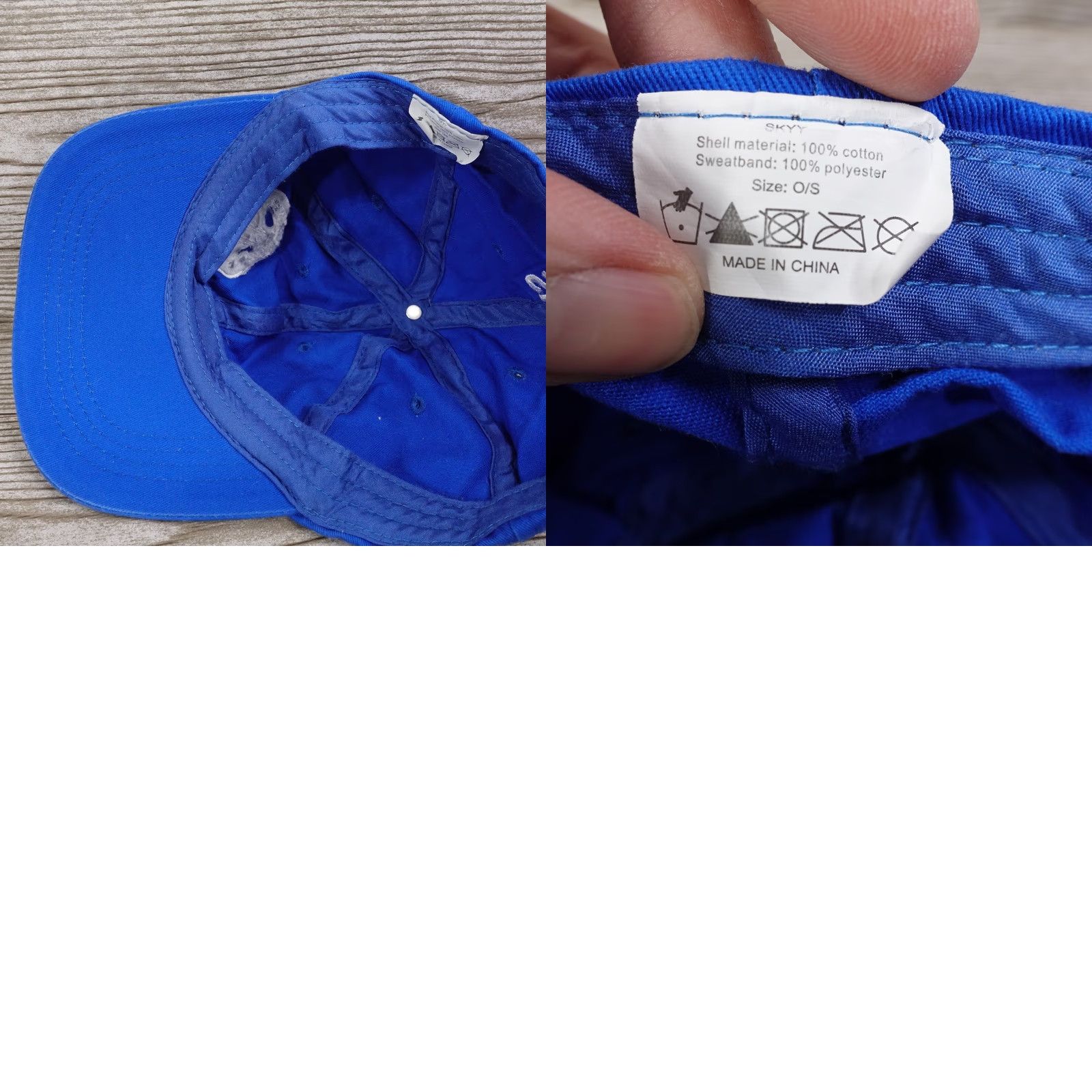 Vintage SKYY VODKA PROMO BLUE ADJUSTABLE STRAPBACK BASEBALL HAT CAP C Size ONE SIZE - 8 Thumbnail