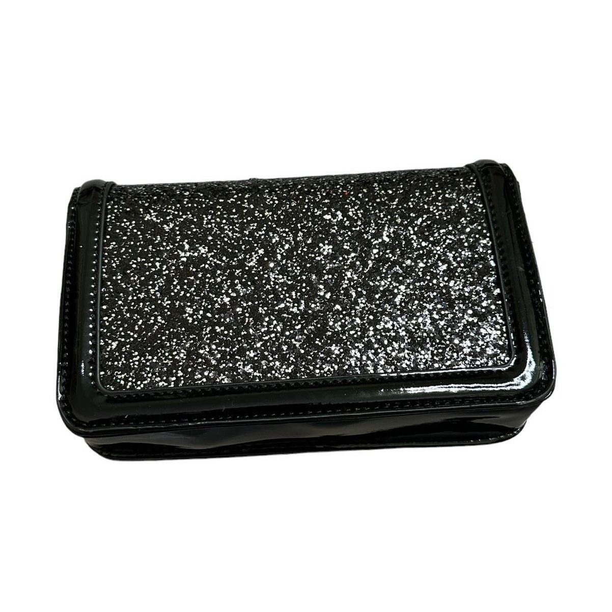 Badgley Mischka Badgley Mischka black silver glitter small crossbody clutch Size ONE SIZE - 15 Thumbnail