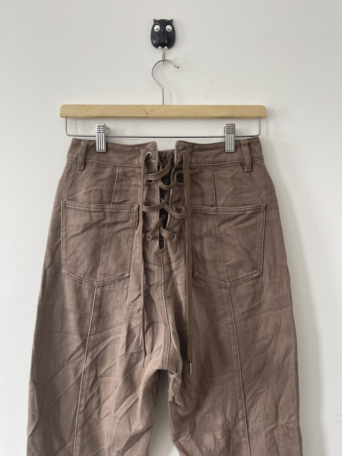 Kansai Yamamoto Rare Vintage KANSAI Lace Up Back Designer Pant Size US 26 / EU 42 - 1 Thumbnail