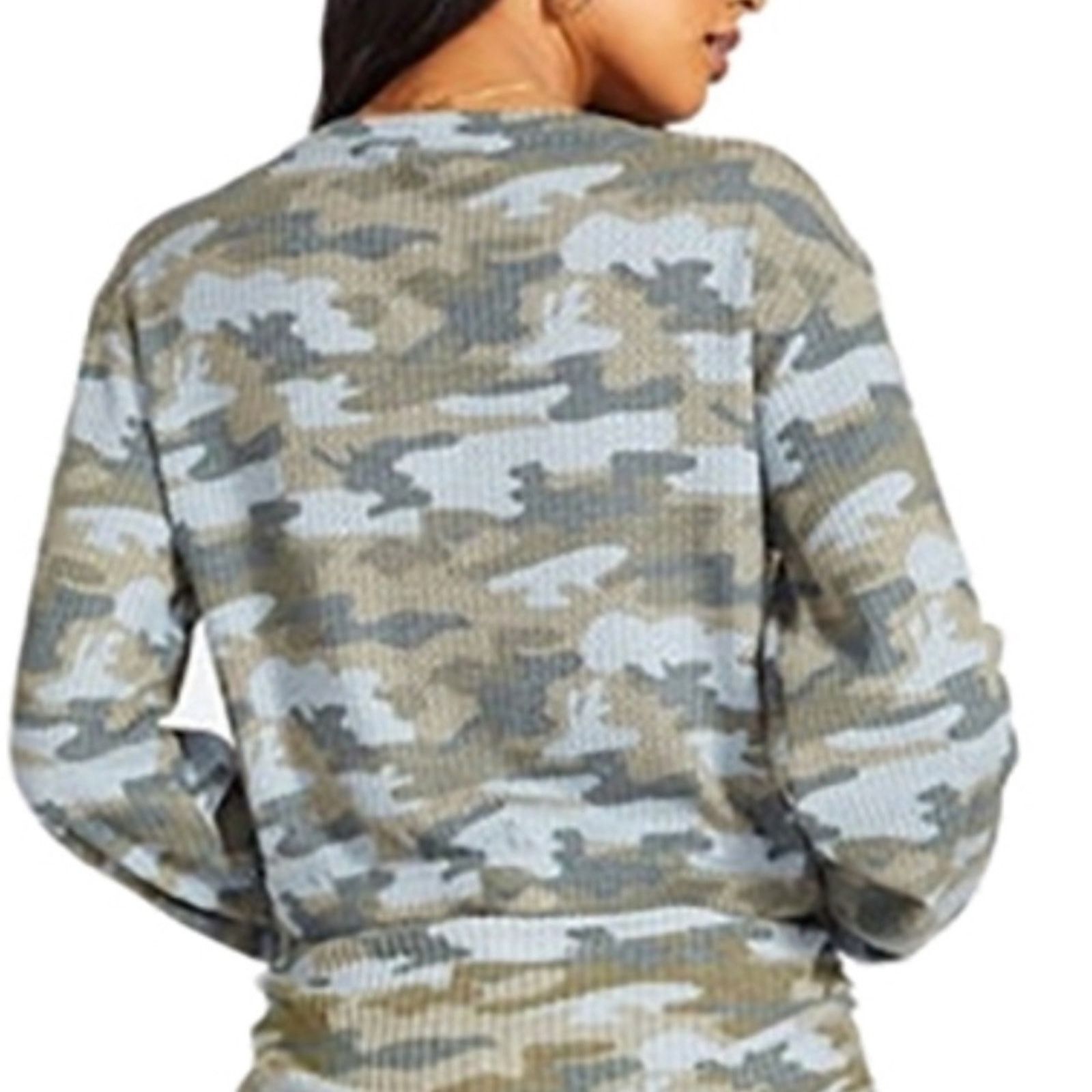 BB Dakota NWT BB Dakota Incognito Thermal Crop Top In Sage Camo Sz 2X Size XXL / US 16-18 / IT 52-54 - 3 Thumbnail