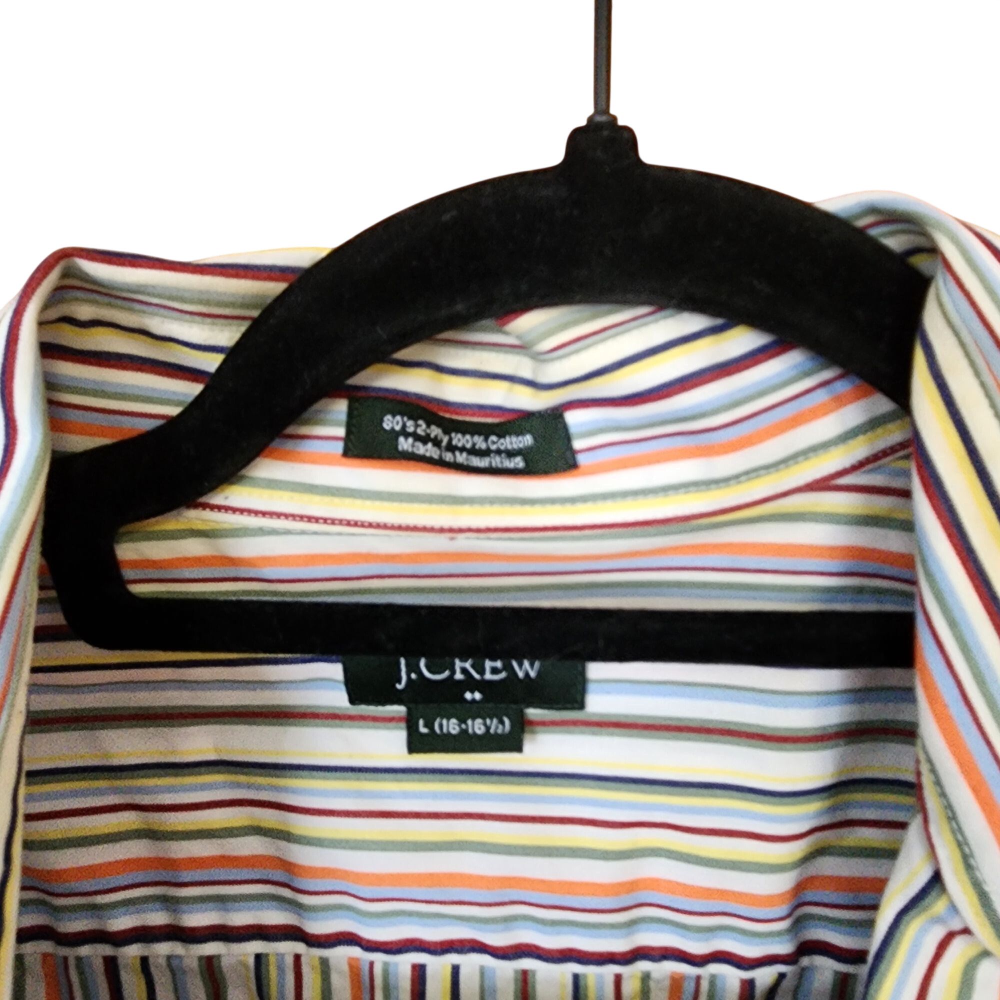 J.Crew J.Crew men's multicolored striped button-down long sleeve s Size US L / EU 52-54 / 3 - 3 Thumbnail