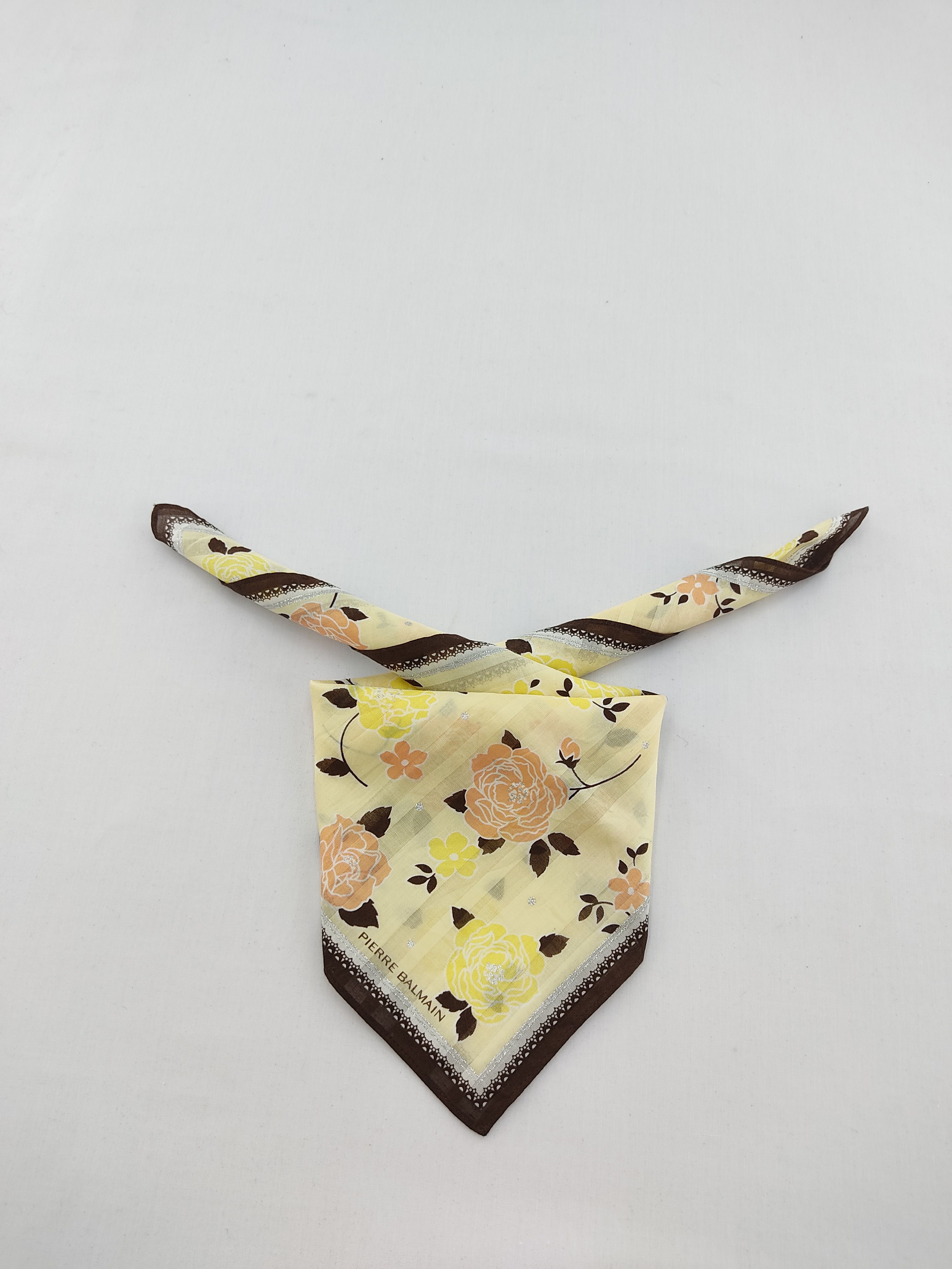 Pierre Balmain Vintage Pierre Balmain Handkerchief / Neckwear / Bandana Size ONE SIZE - 2 Thumbnail
