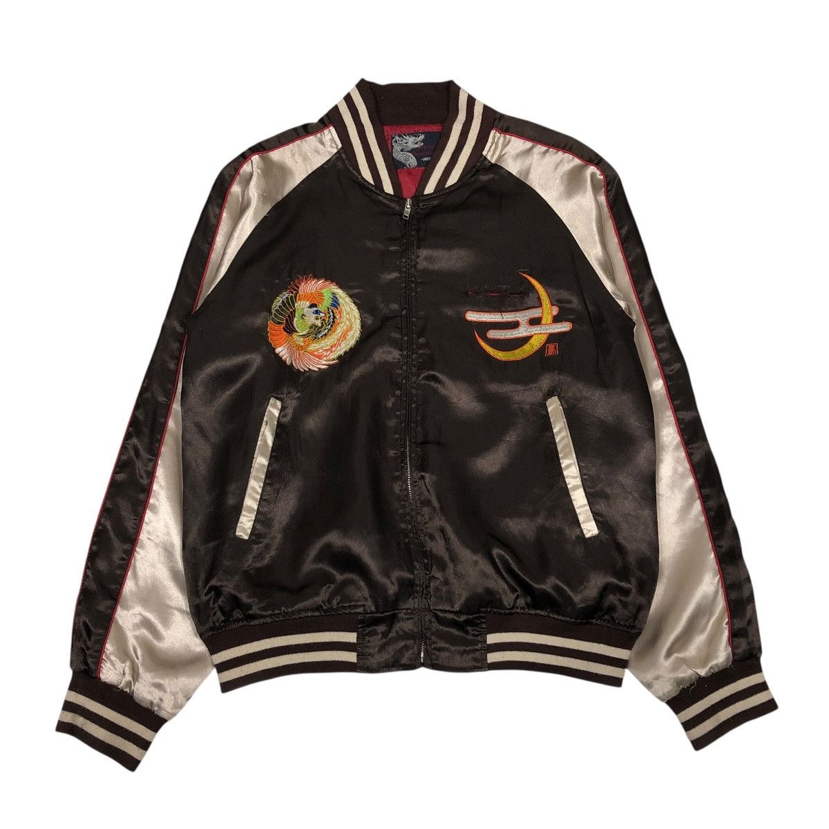 Japanese Brand 🔥VINTAGE SUKAJAN SOUVENIER JACKET EMBROIDERY BIG LOGO Size US M / EU 48-50 / 2 - 1 Thumbnail