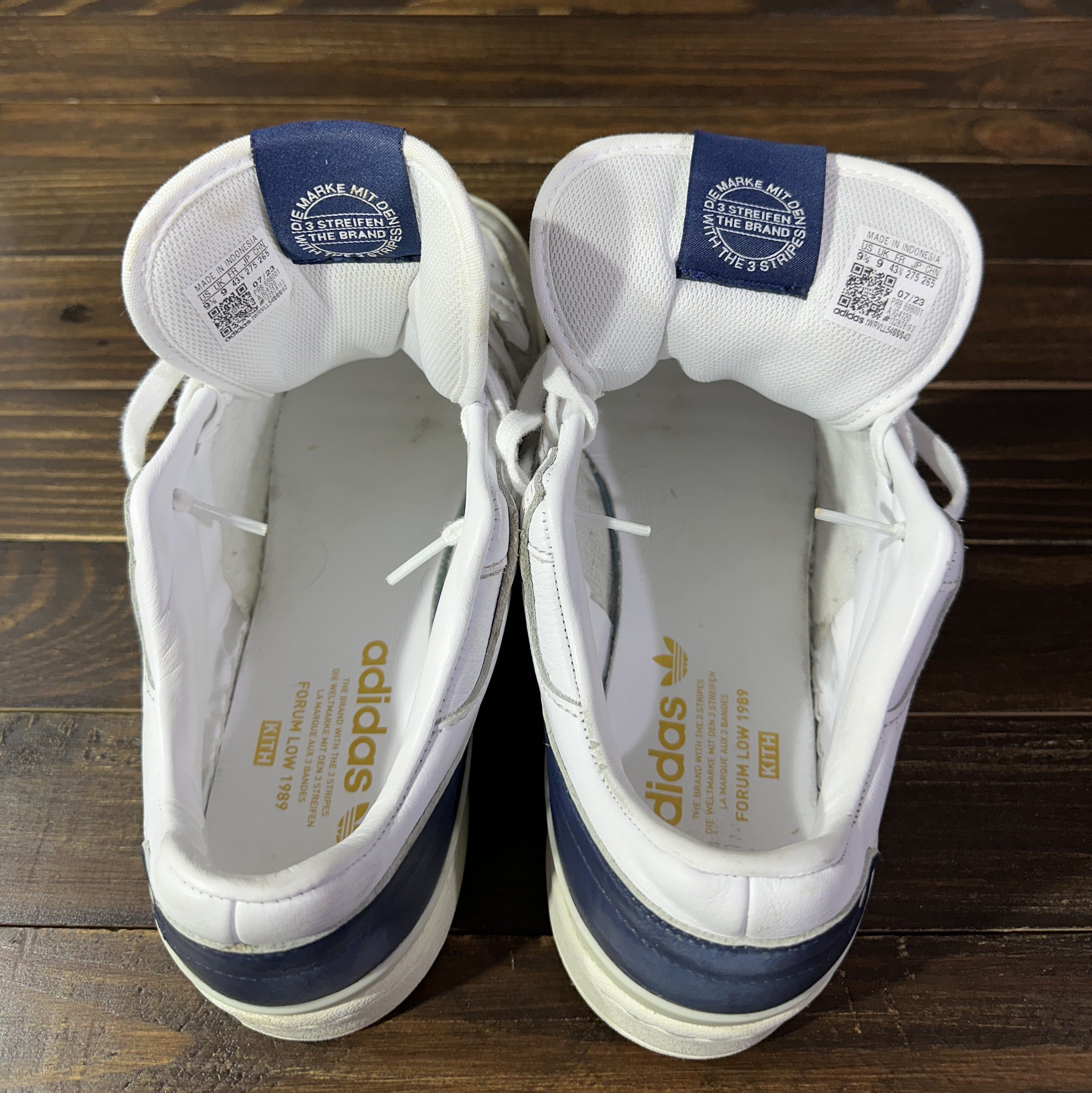 Adidas × Kith Kith x Adidas Forum Low 'Classics Program Navy' Sneakers Size US 9.5 / EU 42-43 - 24 Thumbnail