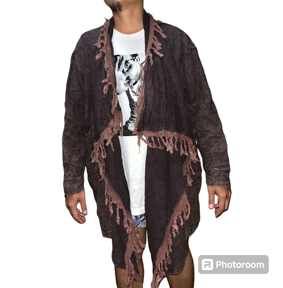 Image of Mexicana x Vintage Long Fur Coat Yohji Yamamoto Inspired in Brown, Men's (Size XL)