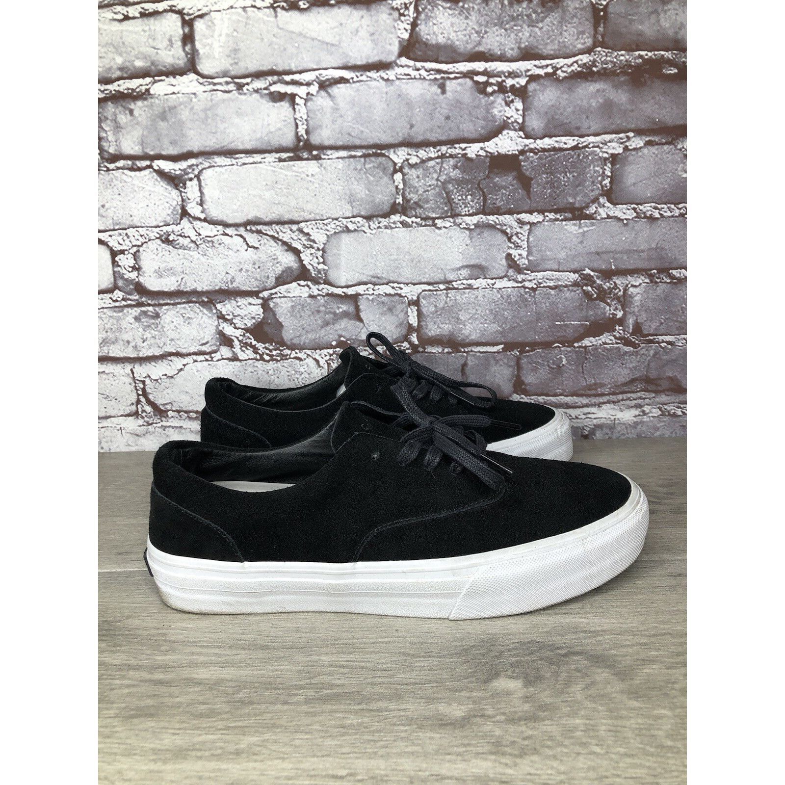Other CU4TRO Black Suede Leather Lace Up Low Top Sneakers Shoes Wo Size US 10 / IT 40 - 13 Thumbnail