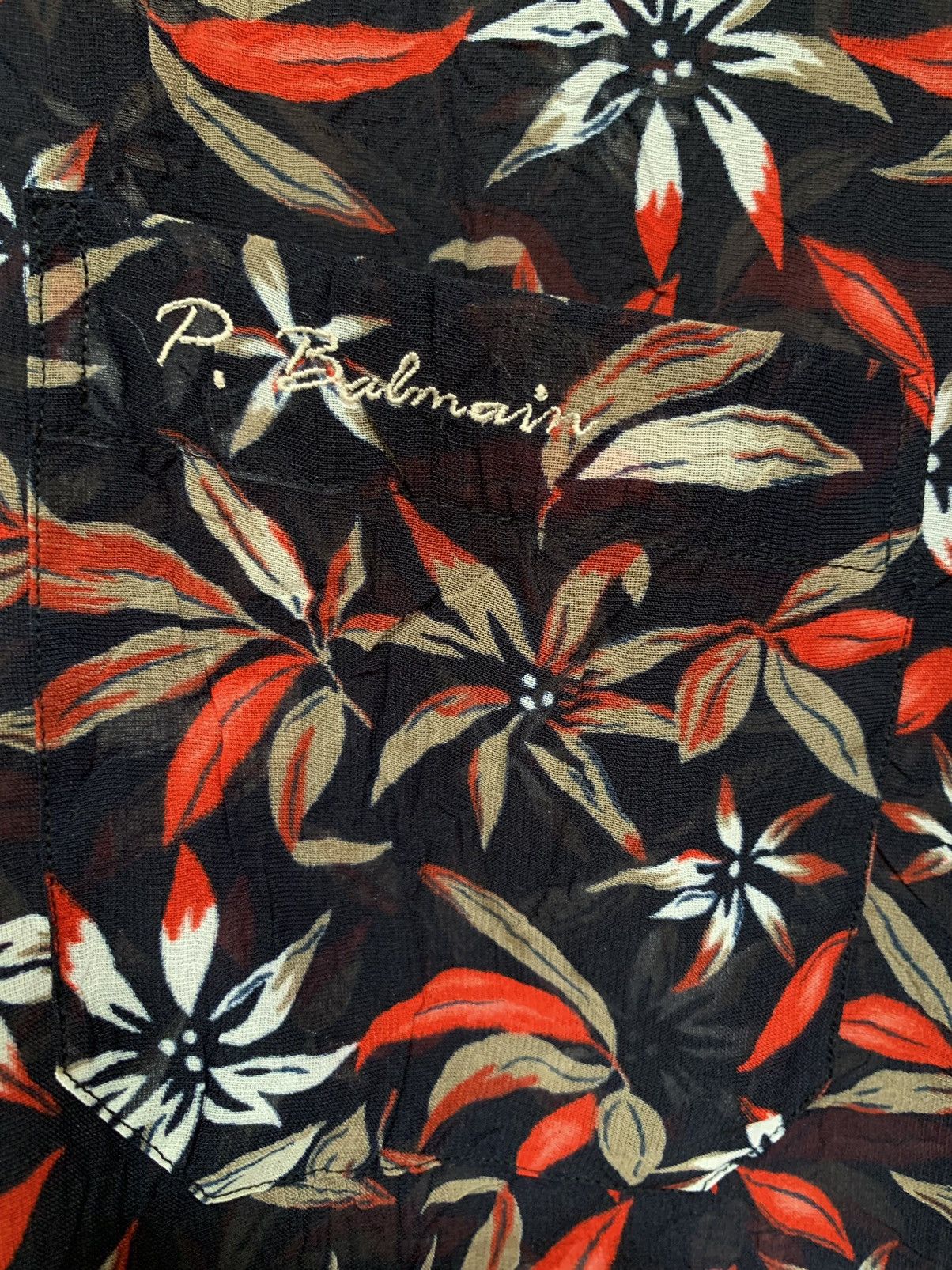 🔥Rare🔥 Pierre balmain floral hawaiian shirt