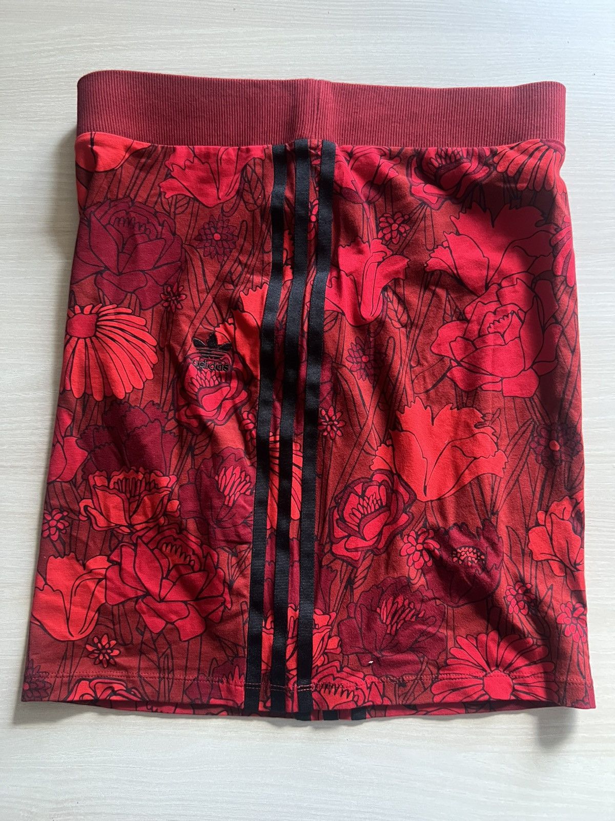 Adidas Y2K Adidas Floral Tube Skirt – Size S – 3-Stripes Logo Size 27" / US 4 / IT 40 - 4 Thumbnail