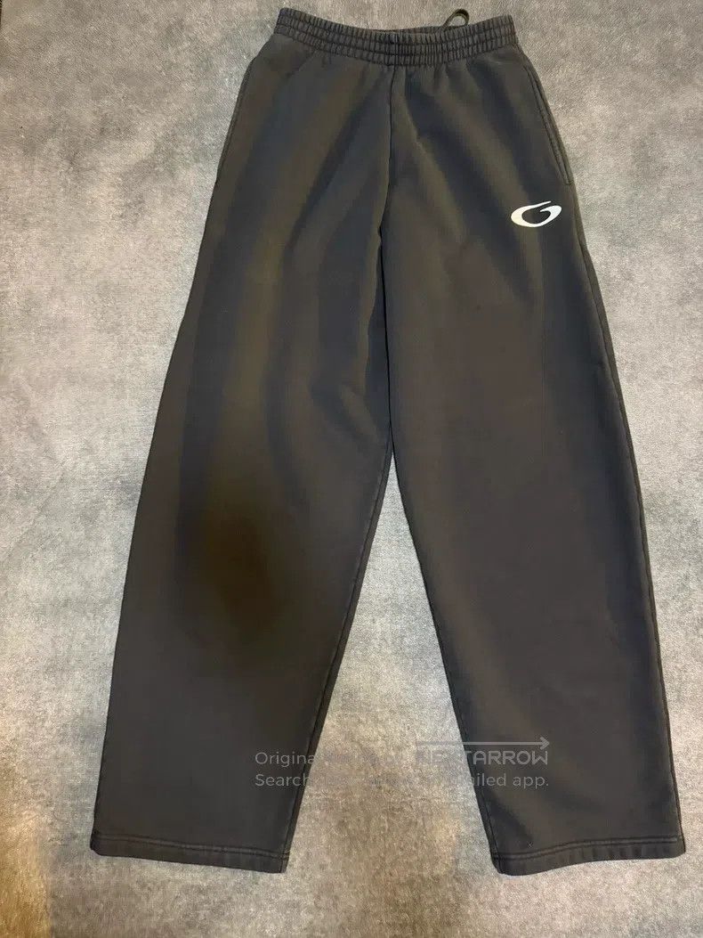 Balenciaga Balenciaga size XXS Washed Black Single Ring Solid Baggy S Size US 27 - 1 Thumbnail