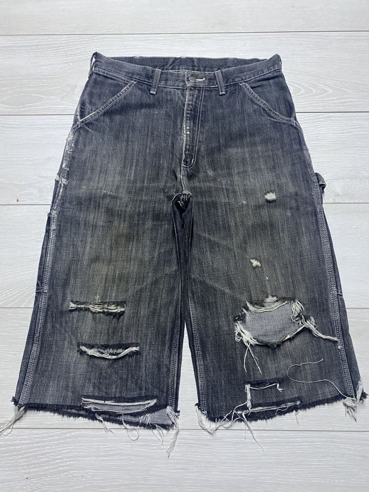 Carhartt Carhatt Cropped Cargo Pants Denim Size US 30 / EU 46 - 1 Thumbnail