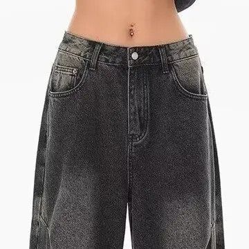 Japanese Brand Retro loose wide leg casual straight leg jeans Size US 30 / EU 46 - 5 Thumbnail