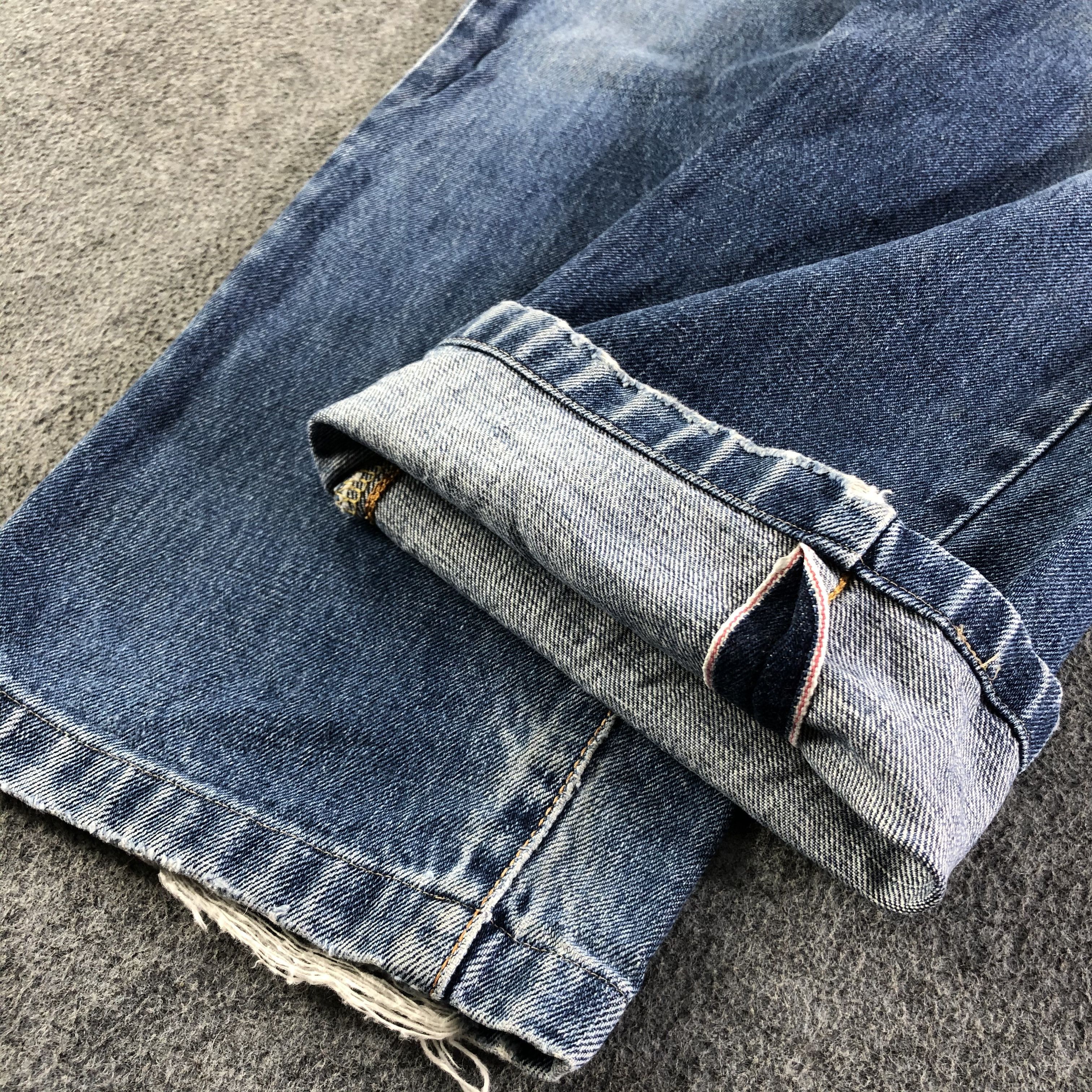 Edwin Vintage Blue Wash Edwin 505 Selvedge Jeans-J2965 Size US 28 / EU 44 - 7 Thumbnail