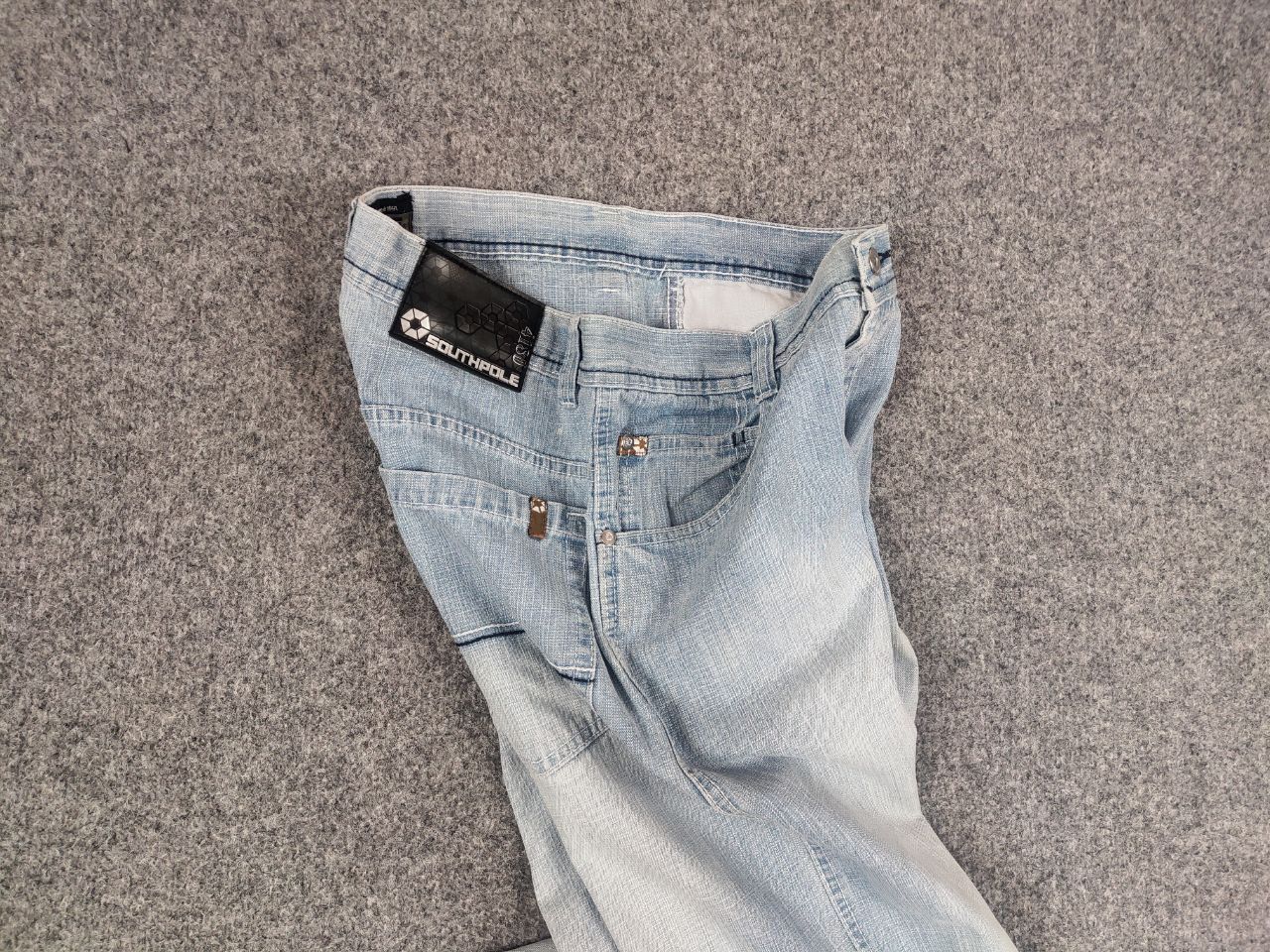 Southpole Vintage 90's Southpole washed denim Baggy Jeans Y2K Punk Size US 32 / EU 48 - 13 Thumbnail