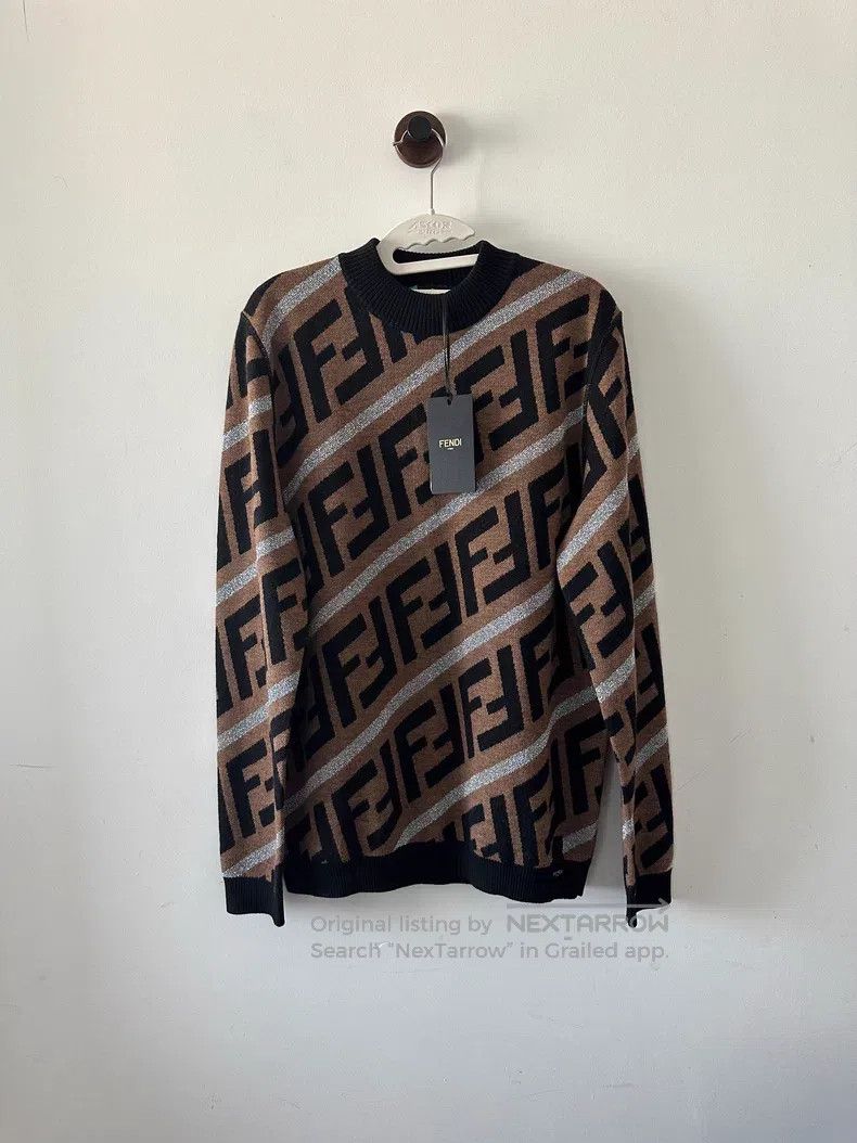 Fendi Fendi All-over print sweater Size US M / EU 48-50 / 2 - 1 Thumbnail