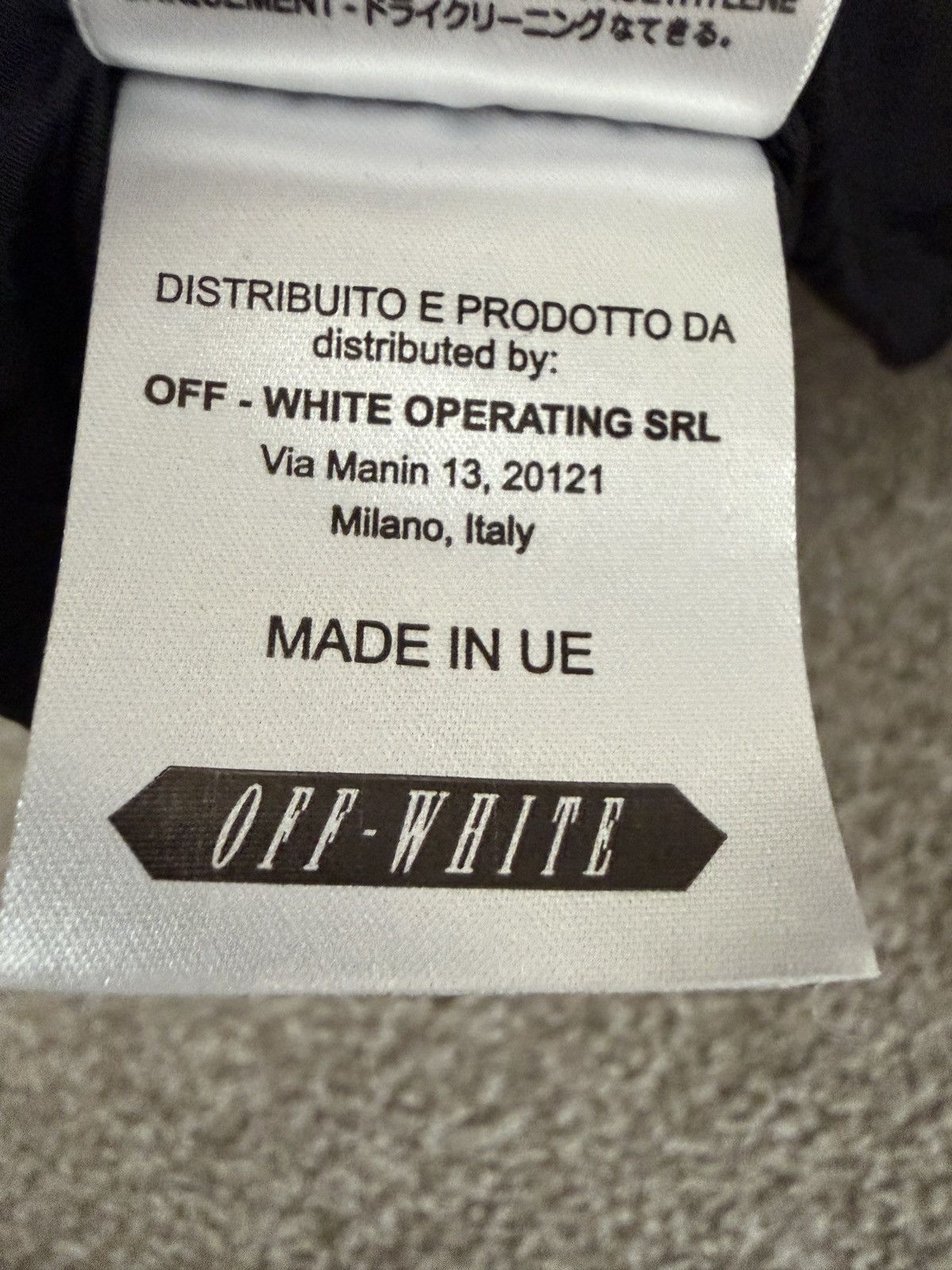 Off-White Off-White Diagonal Stripes Windbreaker Jacket Black Size US XXS / EU 40 - 5 Thumbnail