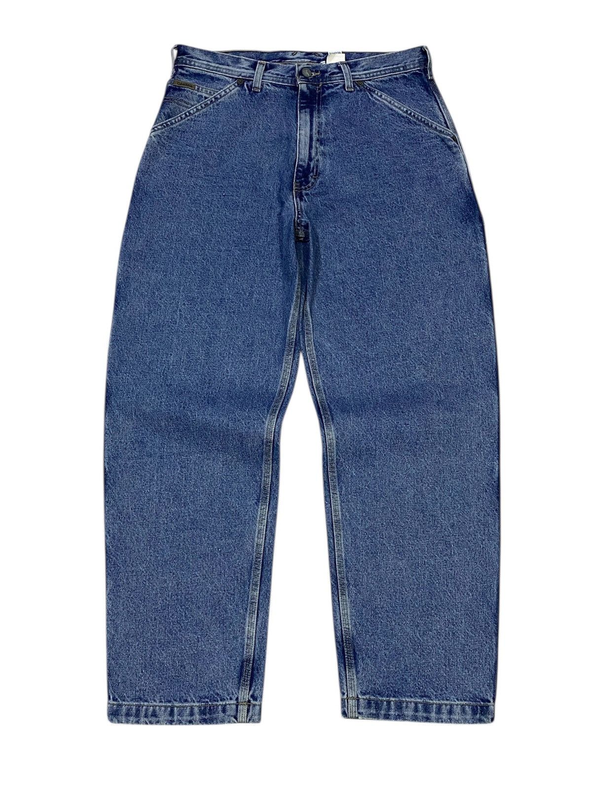 Calvin Klein Vintage 90s Calvin Klein Carpenter Denim Pants Size US 32 / EU 48 - 2 Thumbnail