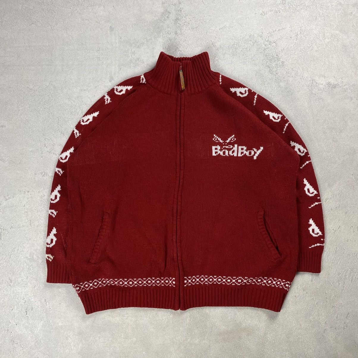 Tribal Streetwear Bad Boy Wool Zip Knitwear Size US XXL / EU 58 / 5 - 1 Thumbnail