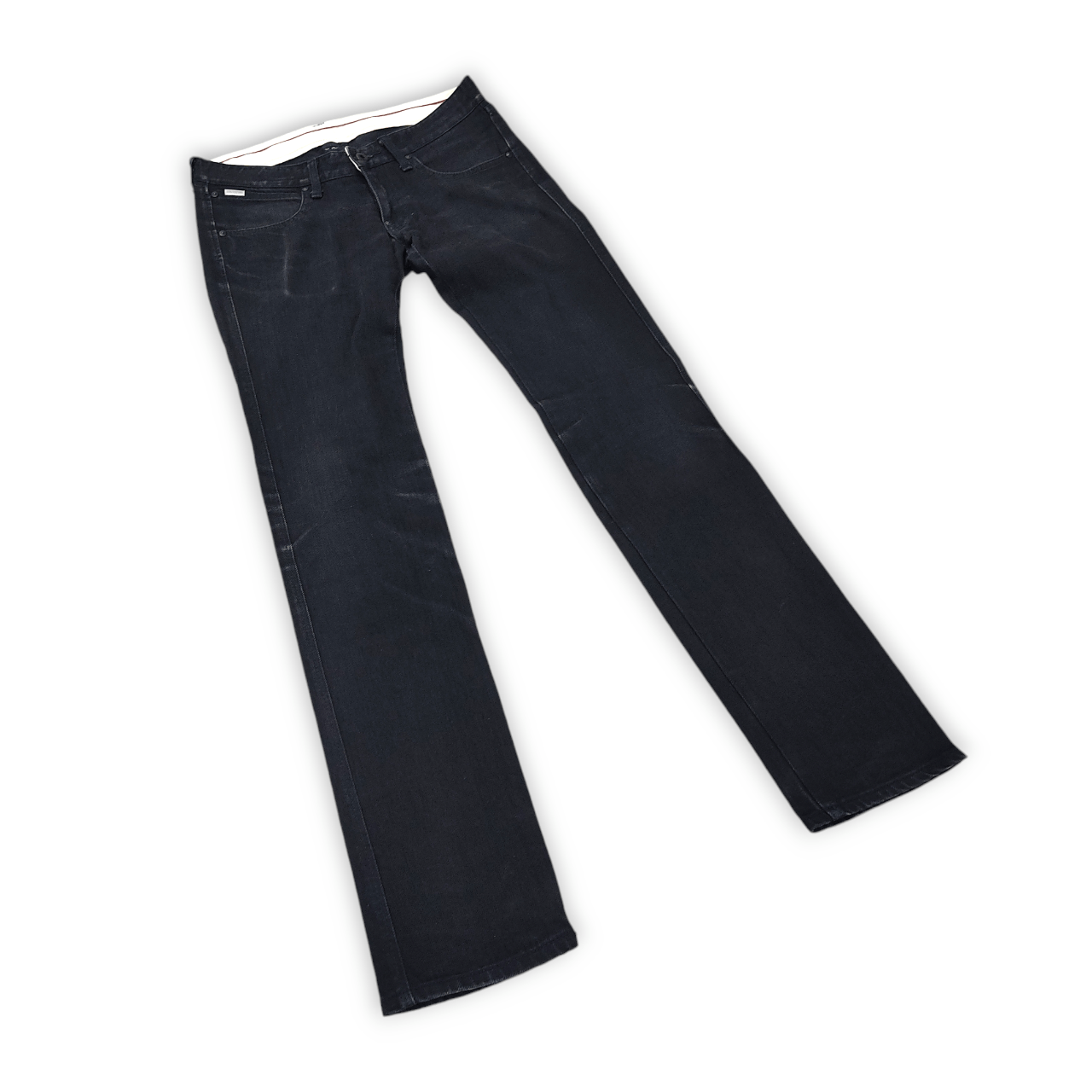 Beauty Beast × FACTOTUM × If Six Was Nine FACTOTUM Skinny Slim Fit Super Black Denim Pants Size US 31 - 7 Thumbnail