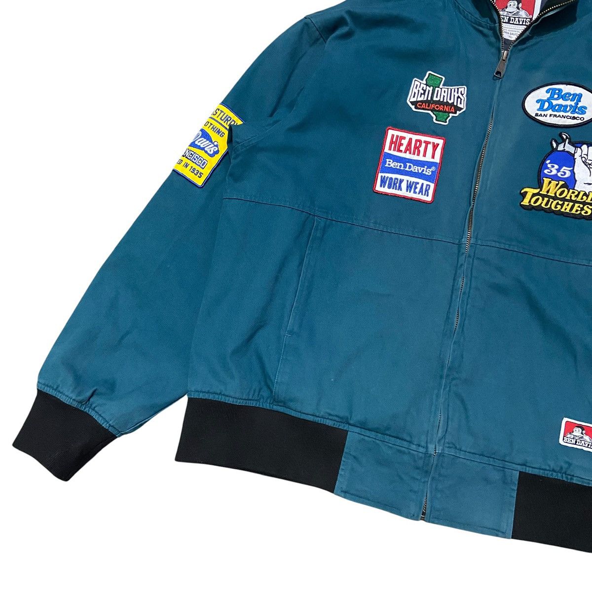 Ben Davis Ben Davis Patchwork Jacket - Lincoln Green Size US XL / EU 56 / 4 - 4 Thumbnail