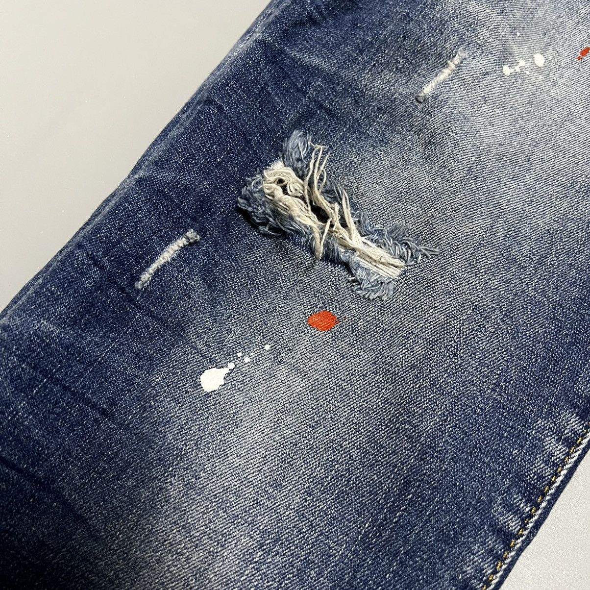 Dsquared2 Dsquared Distressed Jeans Denim Paint y2k Size US 34 / EU 50 - 8 Thumbnail