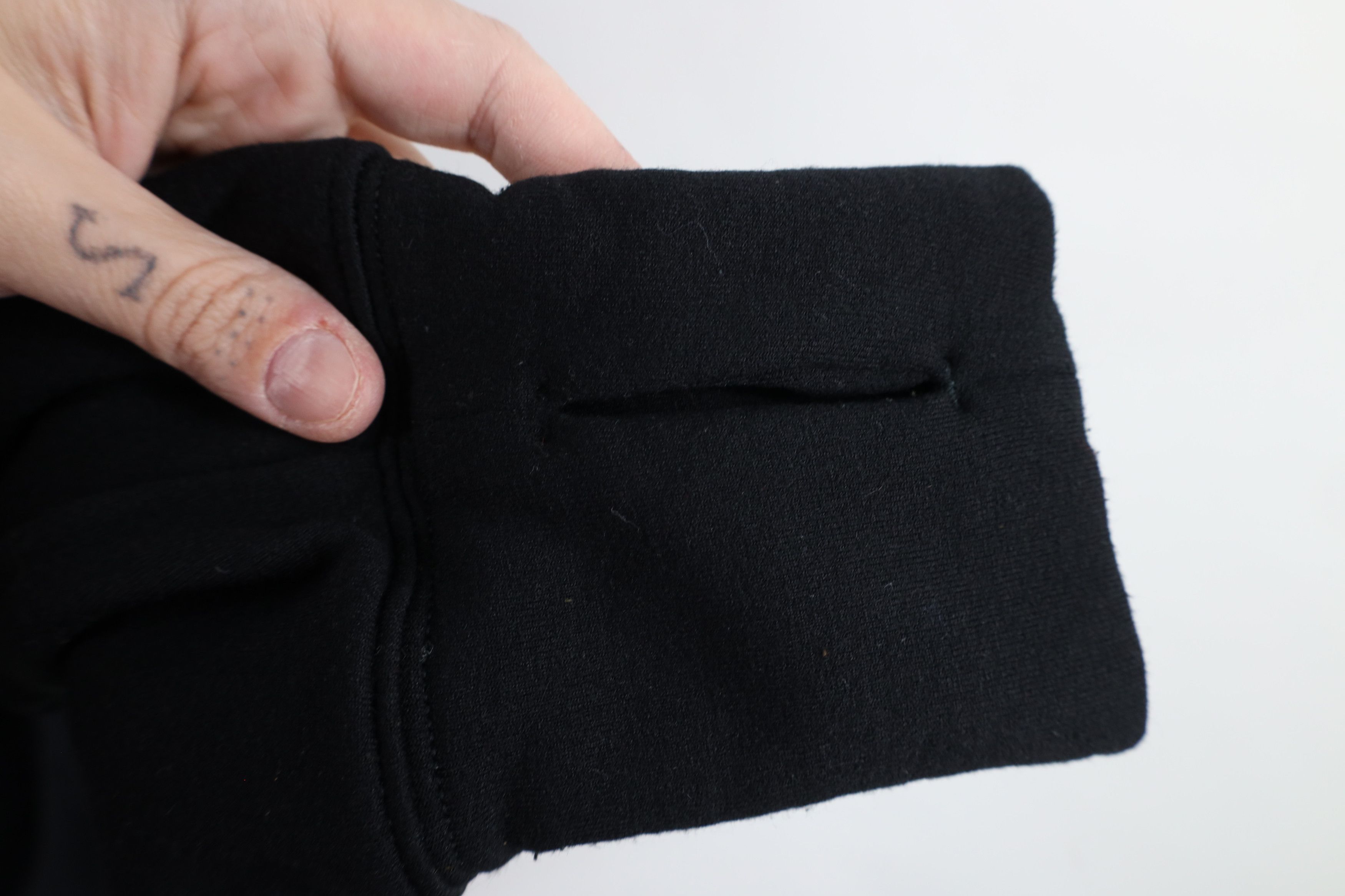 Athleta × Vintage Athleta Touch Fleece Lined Full Zip Hoodie Sweatshirt Black Size M / US 6-8 / IT 42-44 - 7 Thumbnail