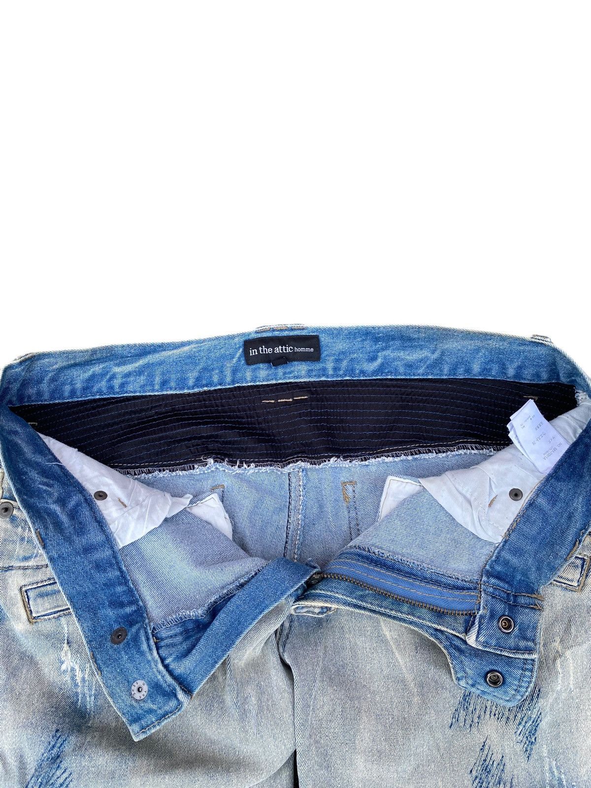 In The Attic Vintage In The Attic Biker Denim Pants Jeans. #D8 Size US 32 / EU 48 - 6 Thumbnail