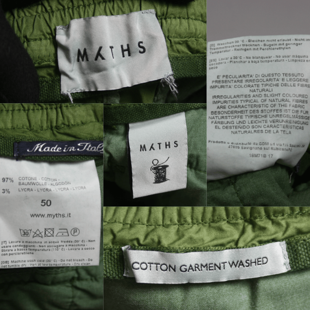 Other Myths Cotton Garment Washed Shorts Size US 32 / EU 48 - 11 Thumbnail