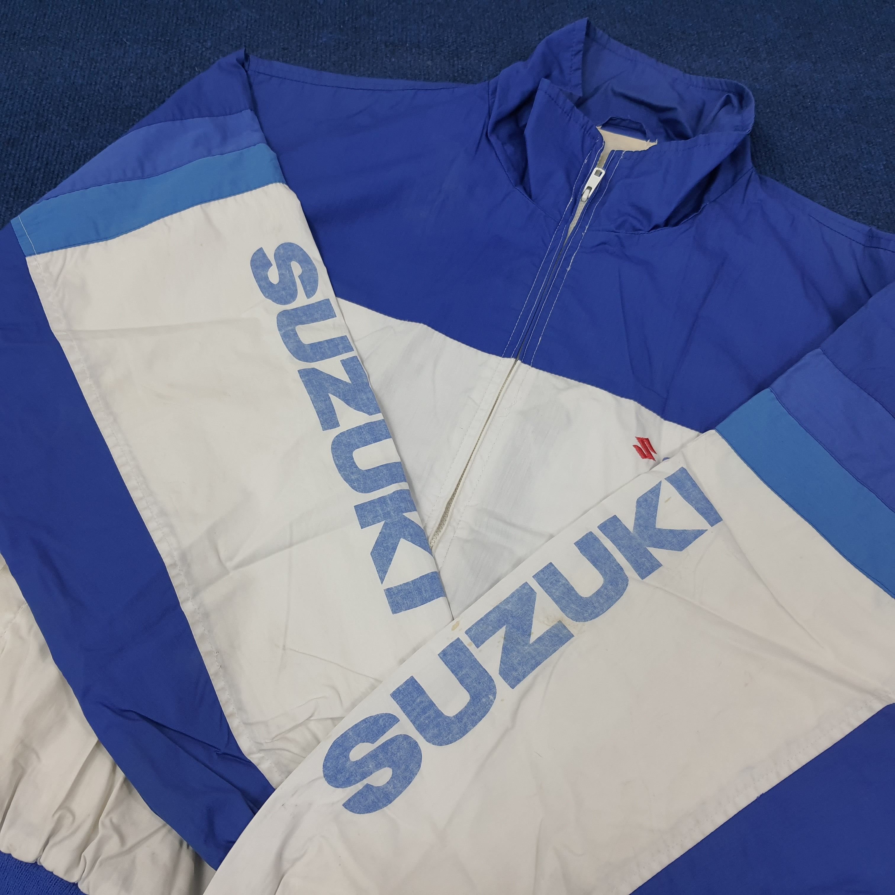 Japanese Brand Vintage SUZUKI Japan Motorsports Jacket C230N13 Size US XL / EU 56 / 4 - 10 Thumbnail