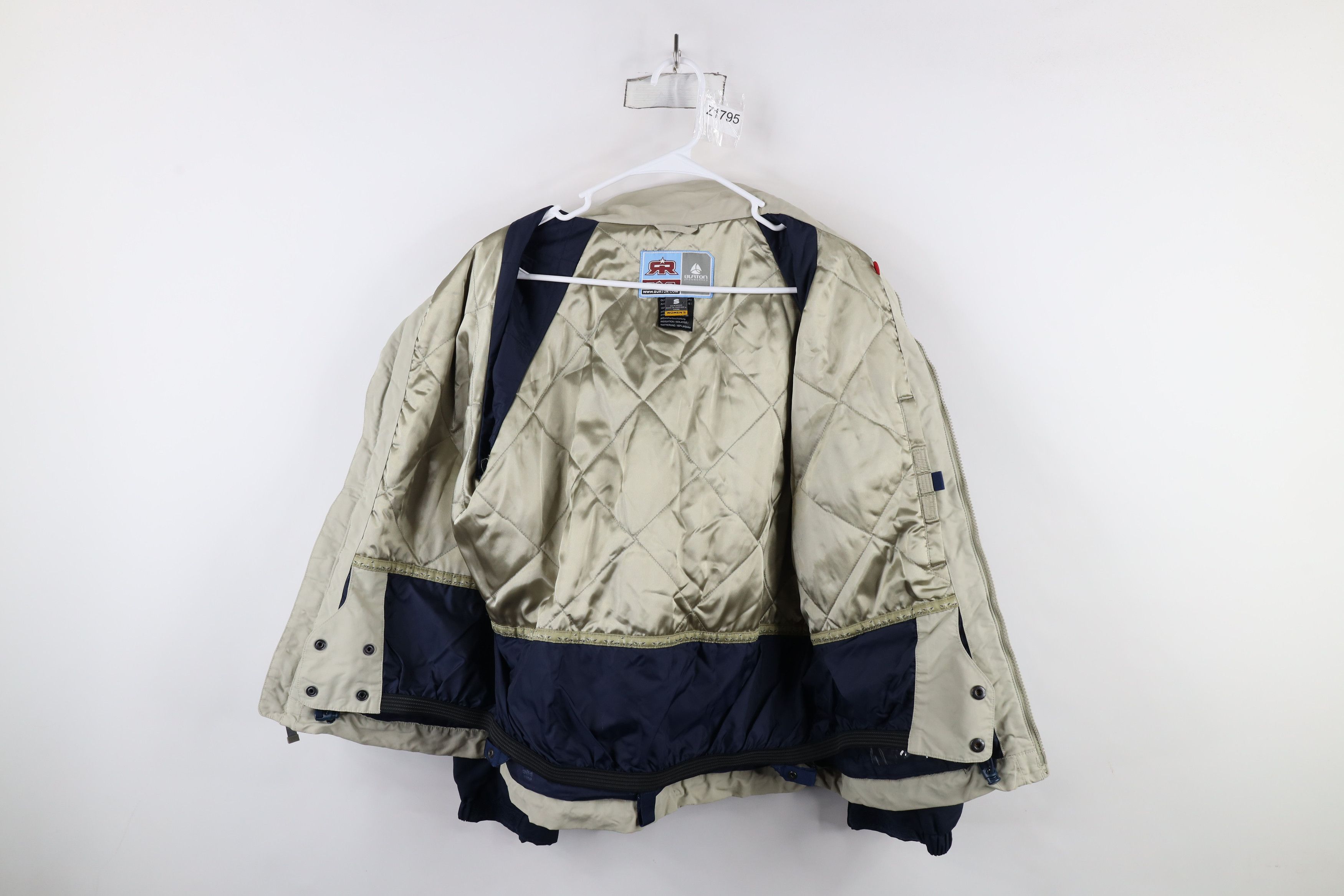 Burton × Vintage Vintage Burton Snowboarding Quilted Full Zip Bomber Jacket Size S / US 4 / IT 40 - 11 Thumbnail