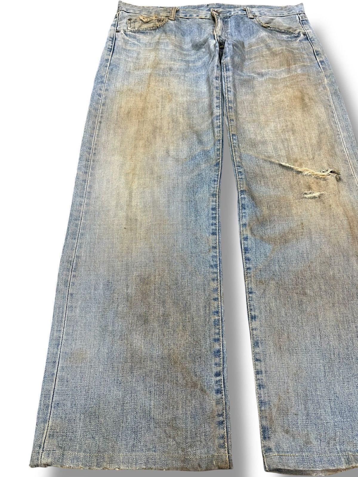 Uniqlo Vintage Uniqlo S-003 Baggy Mudwash Denim Size US 36 / EU 52 - 3 Thumbnail