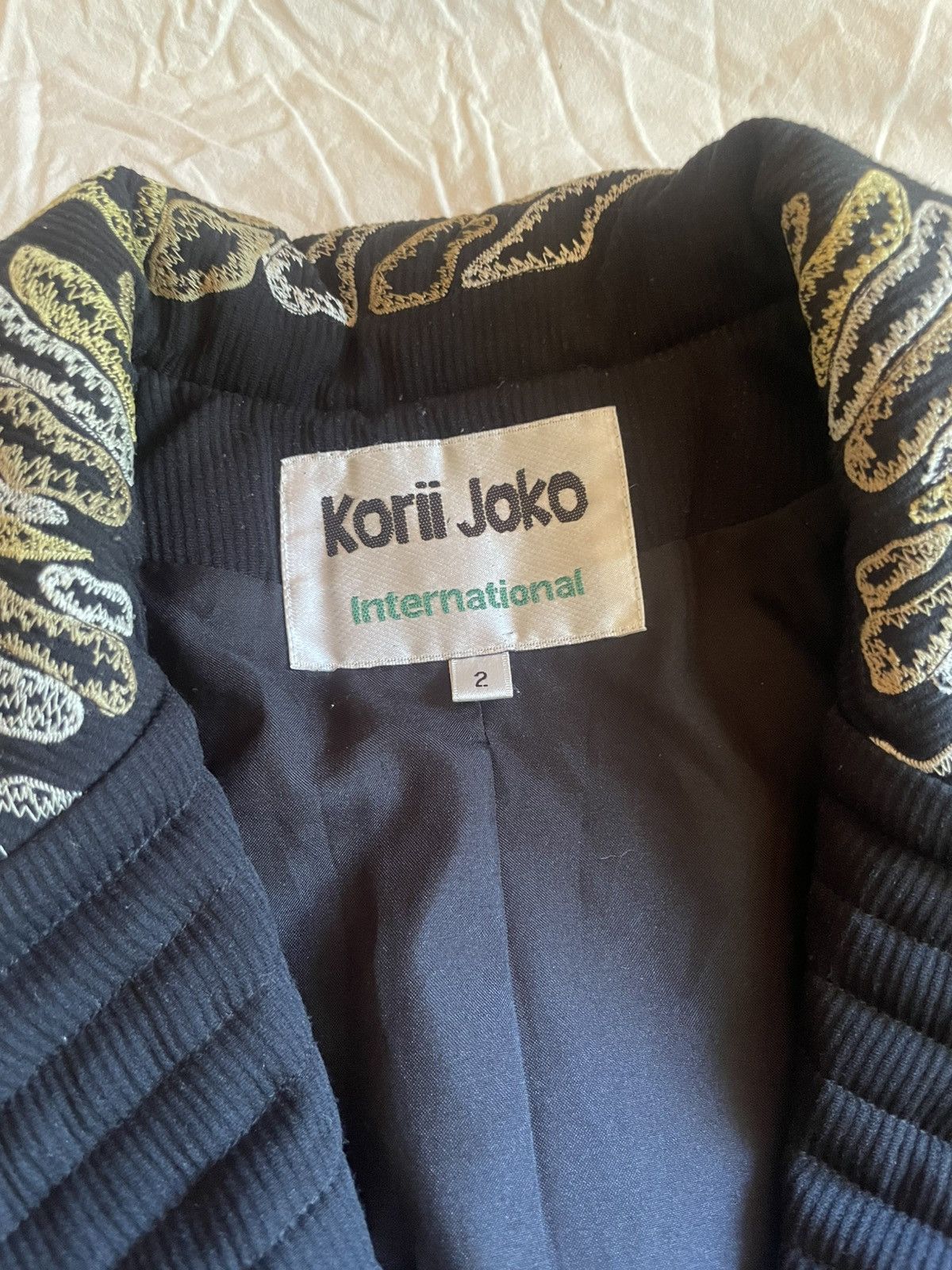 Other Vintage Korii Joko Embroidered Art-to-Wear Jacket Size US M / EU 48-50 / 2 - 17 Thumbnail