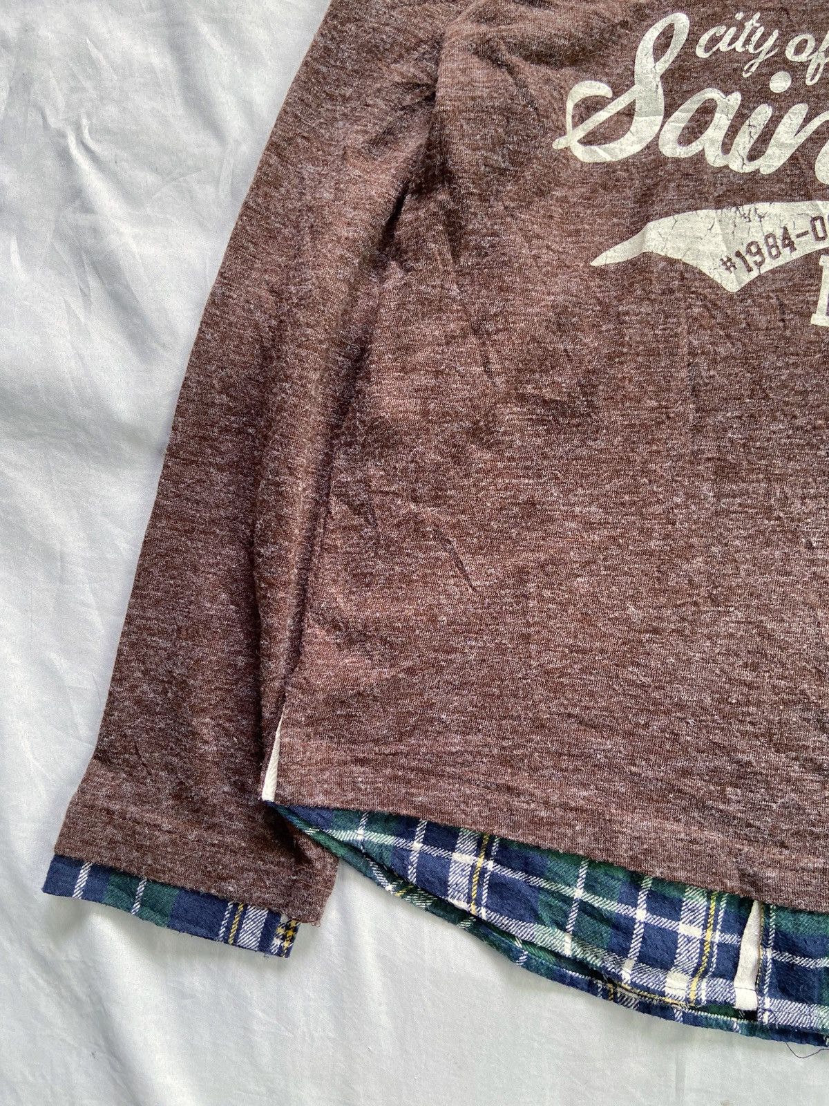 Japanese Brand DOUBLE LAYER LAUNCHING PAD CASUAL STYLE HOODIE Size US M / EU 48-50 / 2 - 5 Thumbnail