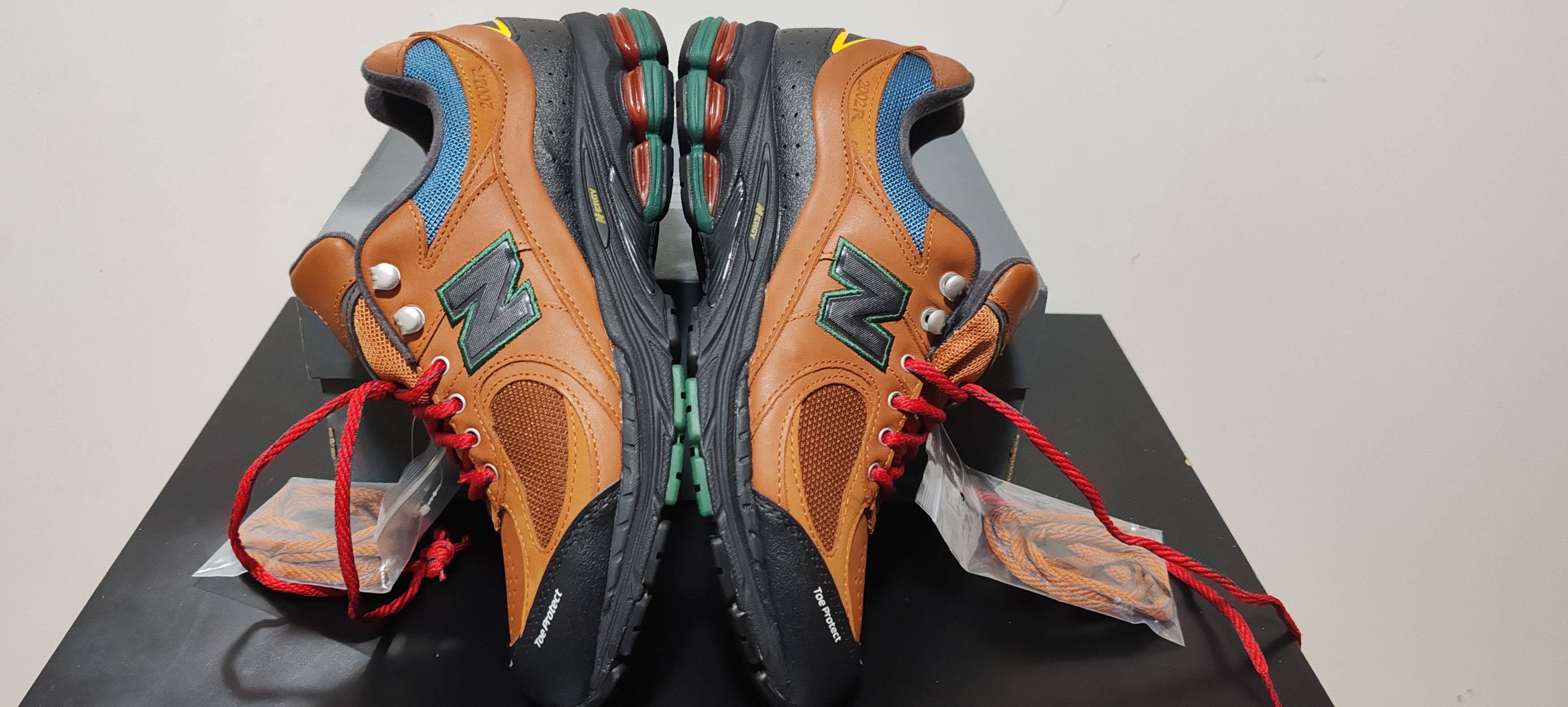 New Balance New Balance 2002 R Pack Baskets En Cuir Marron Tg: 43 Size US 10 / EU 43 - 12 Thumbnail