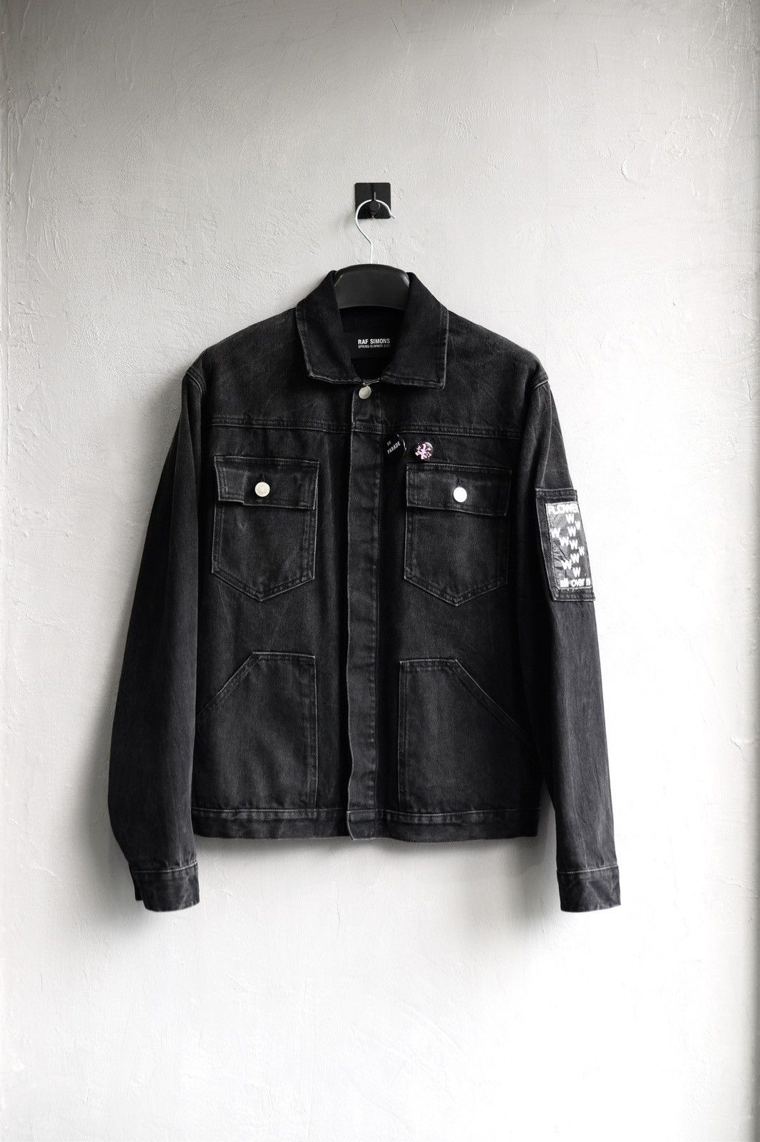 クリスマス特集2025 Raf Simons Workwear Jacket SS21 Black - Denim Jackets ジャケット・アウター
