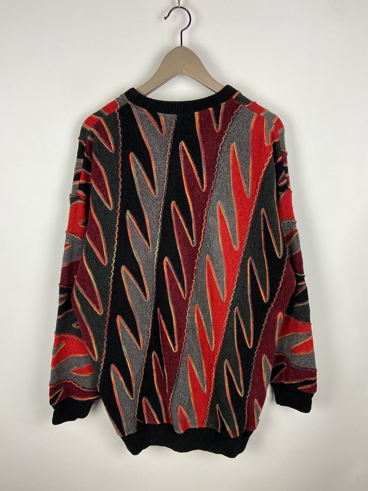 Tundra Vintage Tundra Coogi Style Men’s Knit 3D Textured Sweater Size US L / EU 52-54 / 3 - 2 Thumbnail